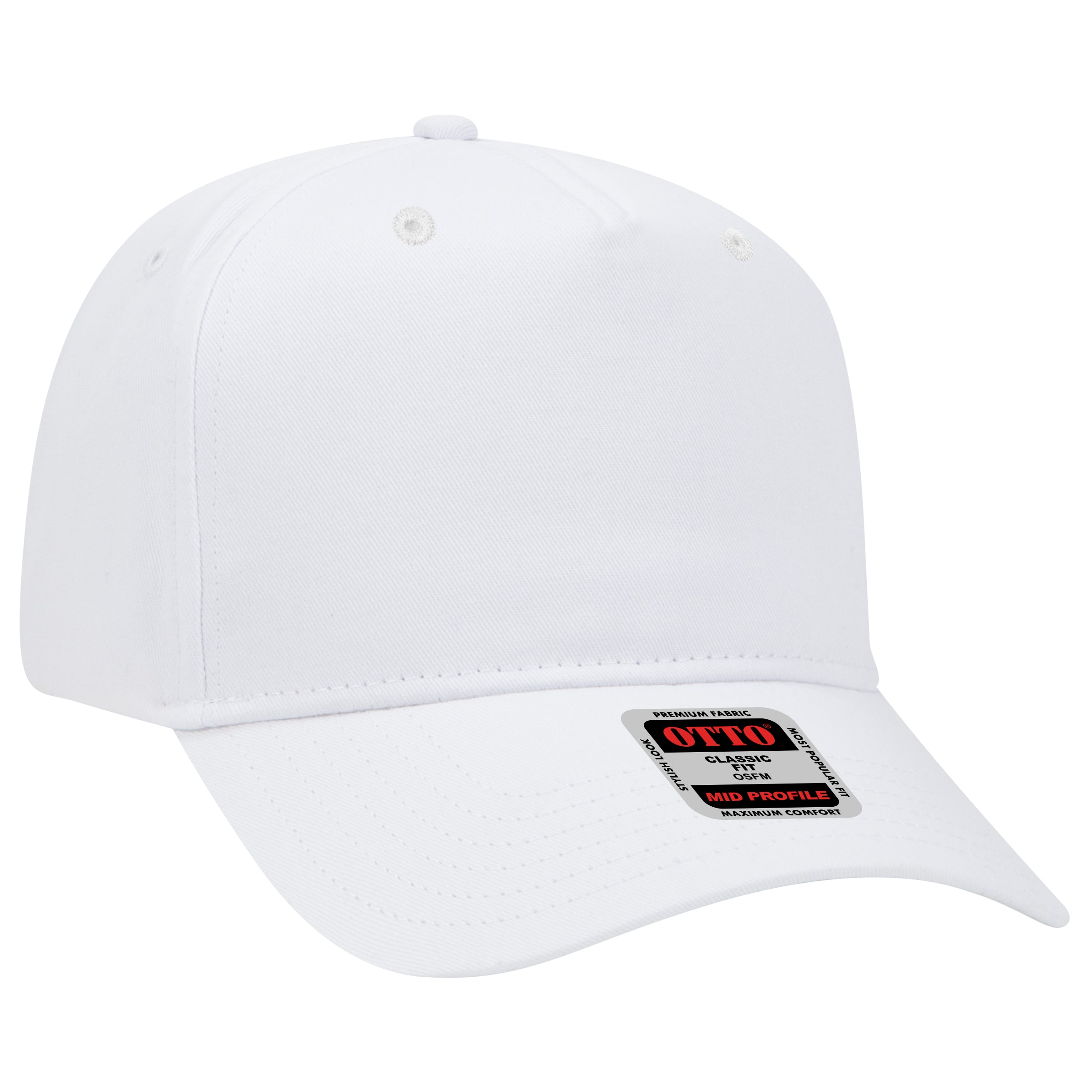 31-538 OTTO CAP 5 Panel Mid Profile Baseball Cap