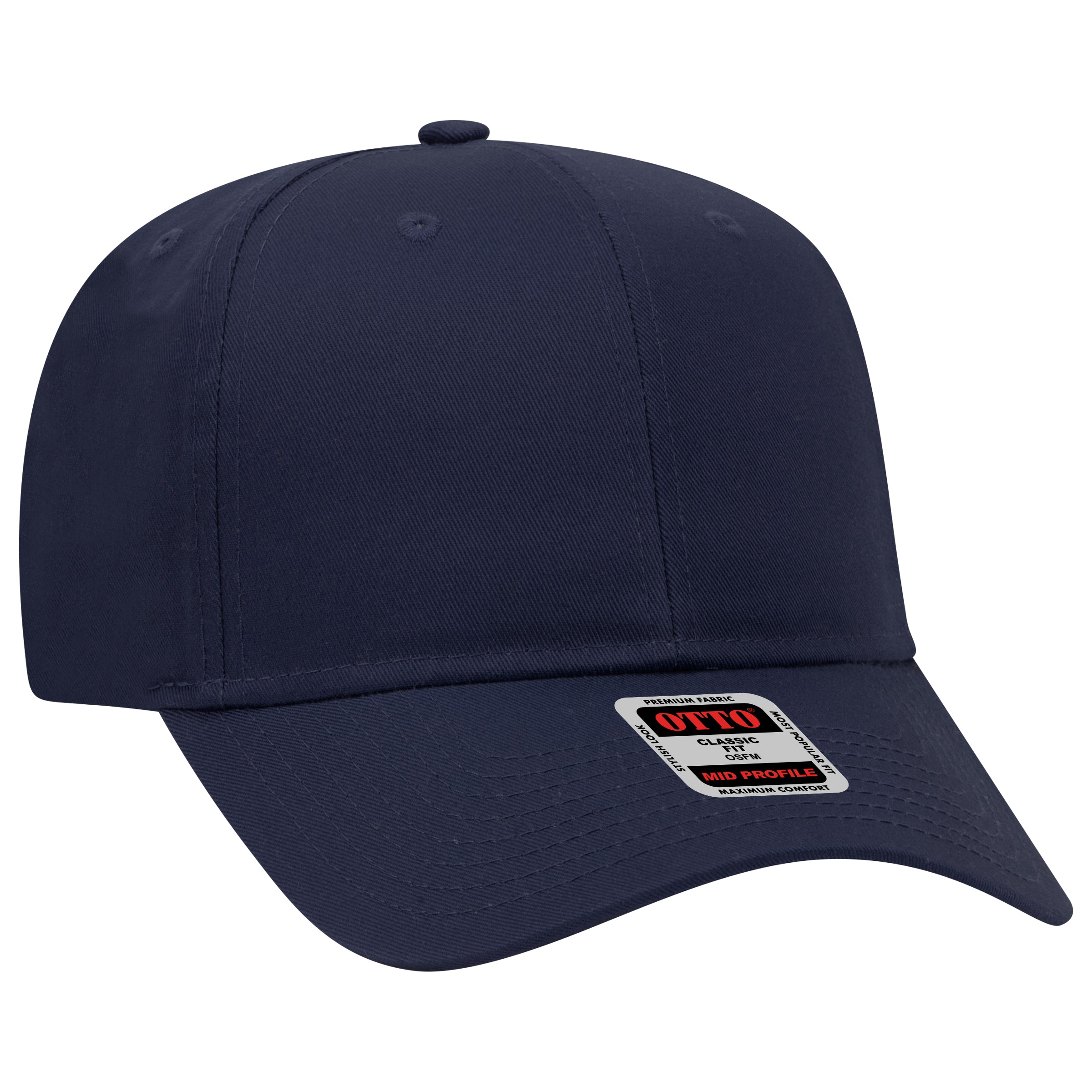 27-079 OTTO CAP 6 Panel Mid Profile Baseball Cap