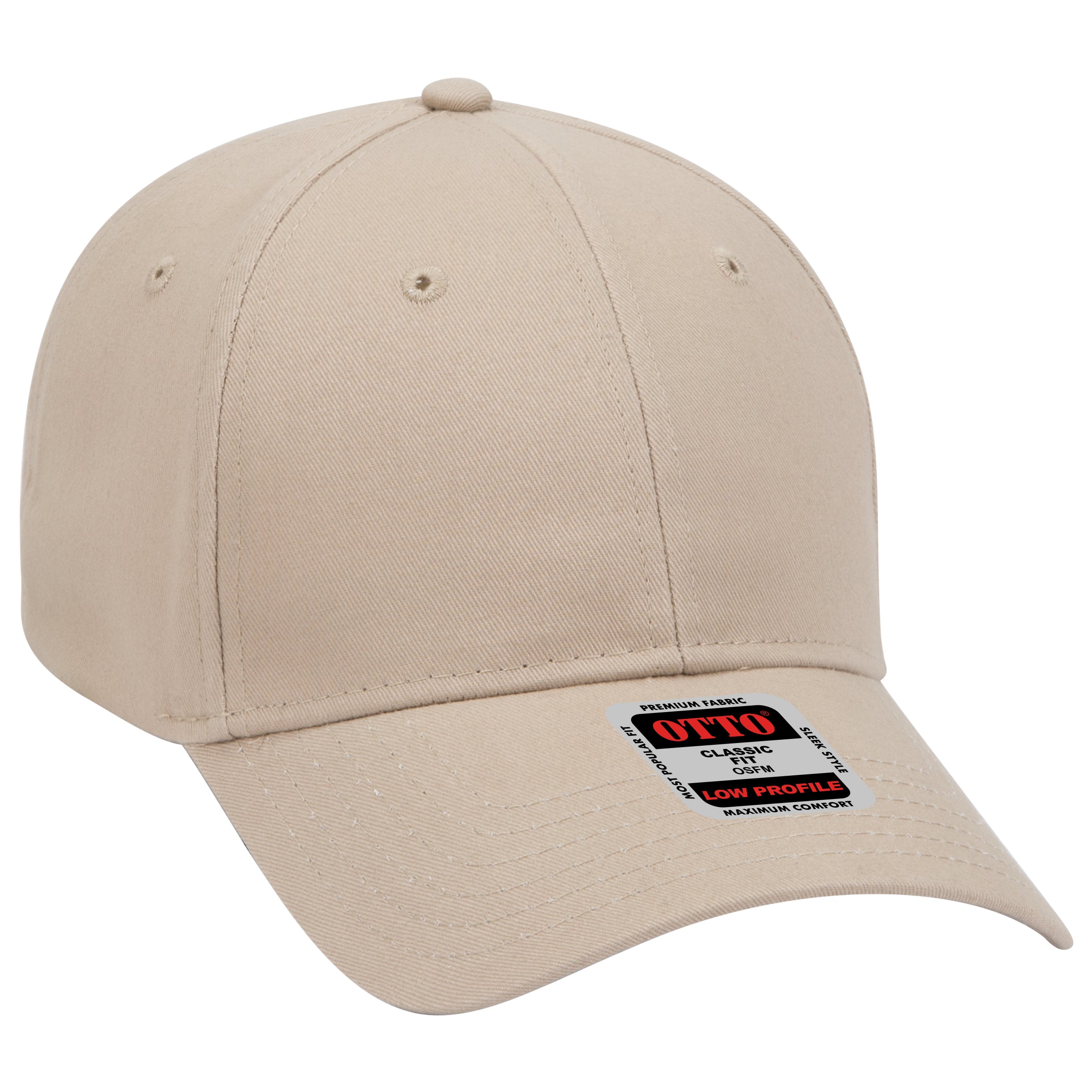 19-503 OTTO CAP 6 Panel Low Profile Baseball Cap