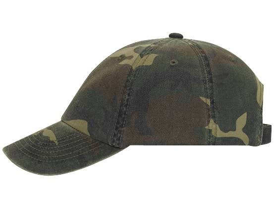 103-713 OTTO CAP Camouflage 6 Panel Low Profile Baseball Cap