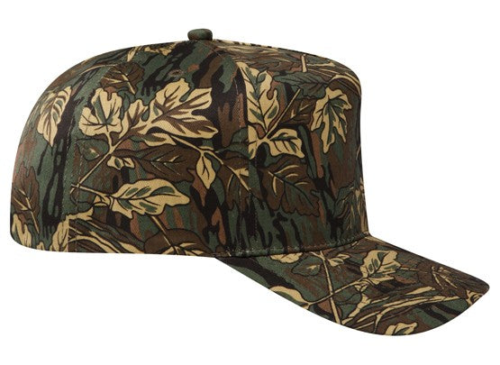 46-047 OTTO CAP Camouflage 5 Panel Mid Profile Baseball Cap