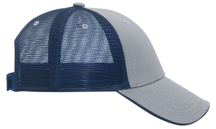122-945 OTTO CAP 6 Panel Low Profile Mesh Back Trucker Hat