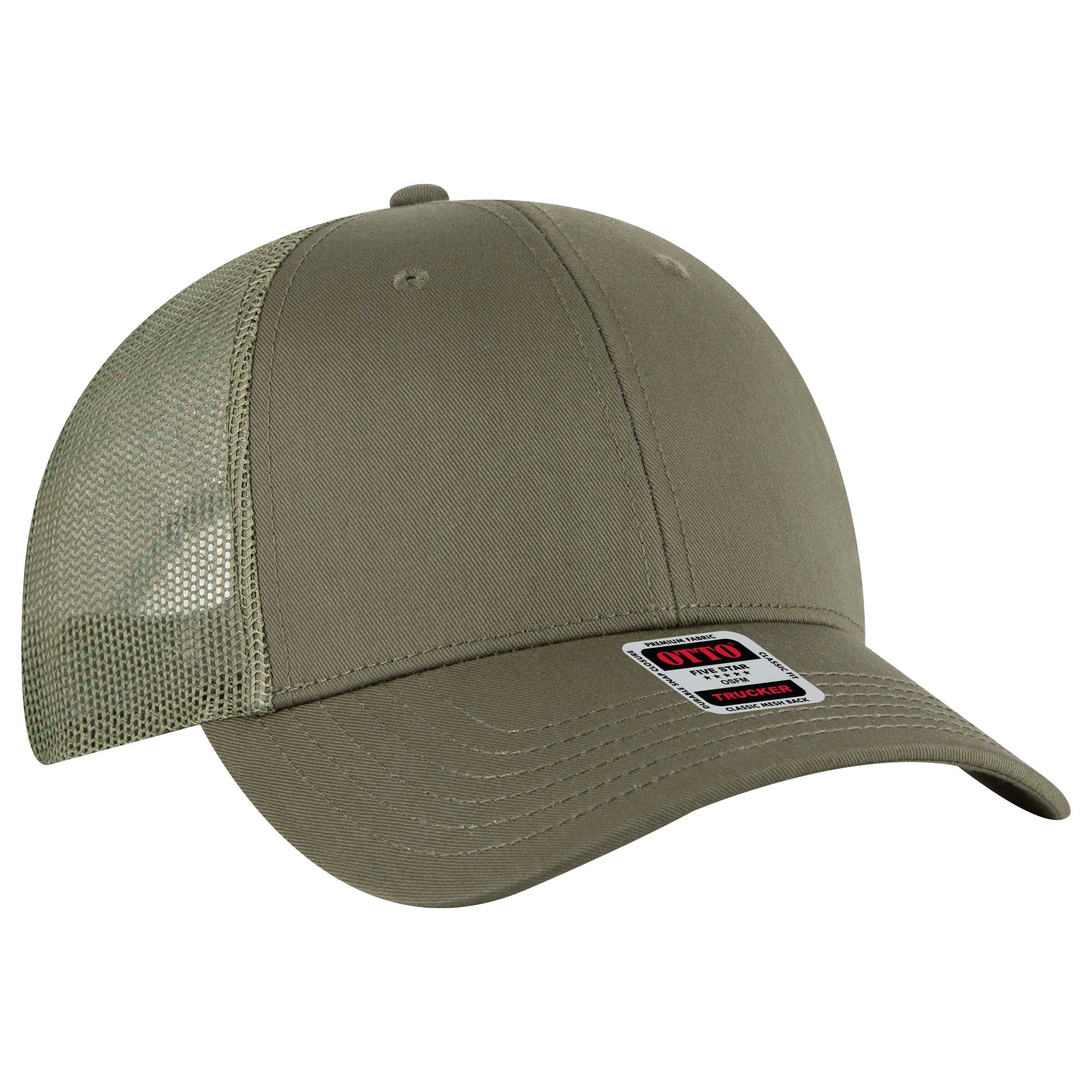 83-1239 OTTO CAP 6 Panel Low Profile Mesh Back Trucker Hat