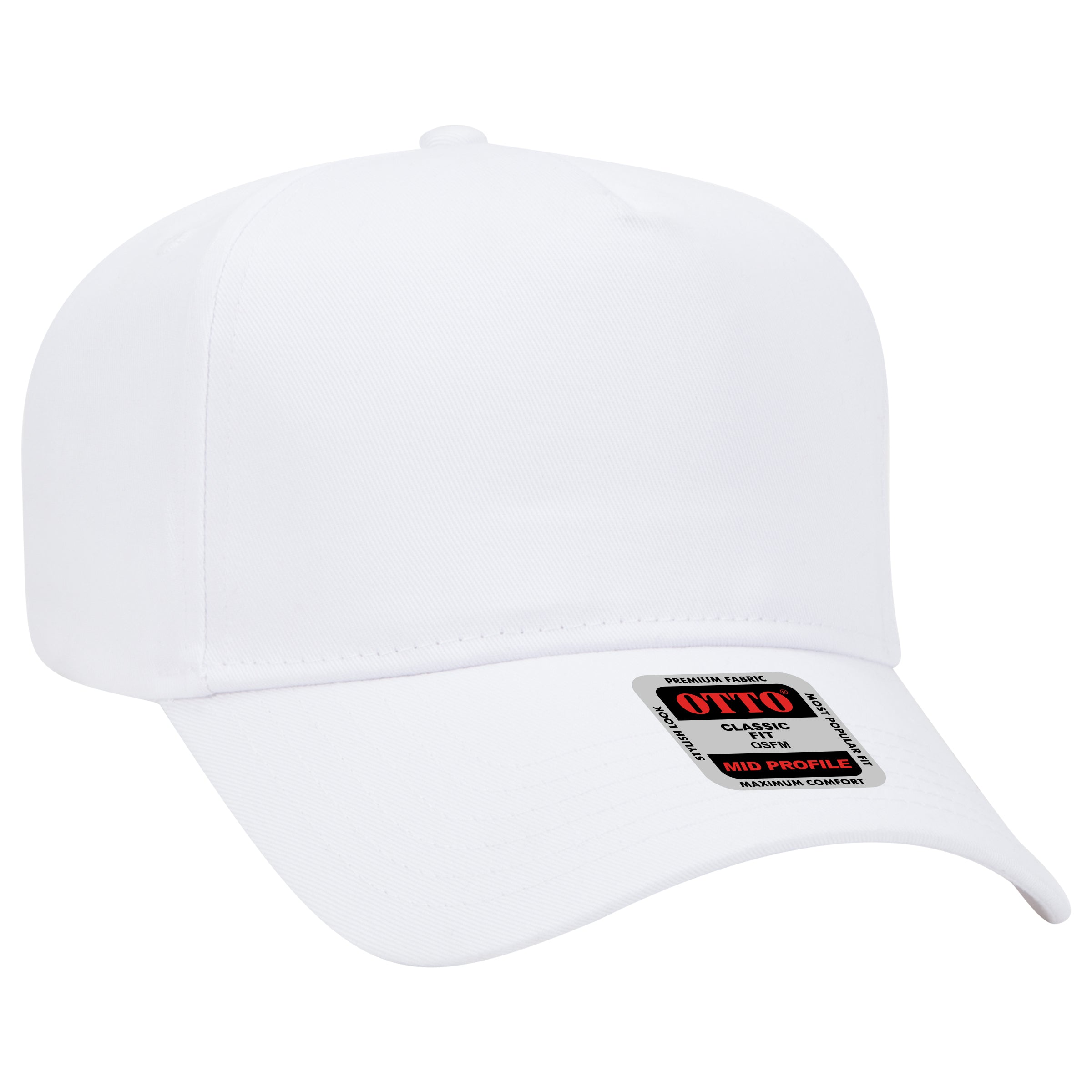 31-069 OTTO CAP 5 Panel Mid Profile Baseball Cap