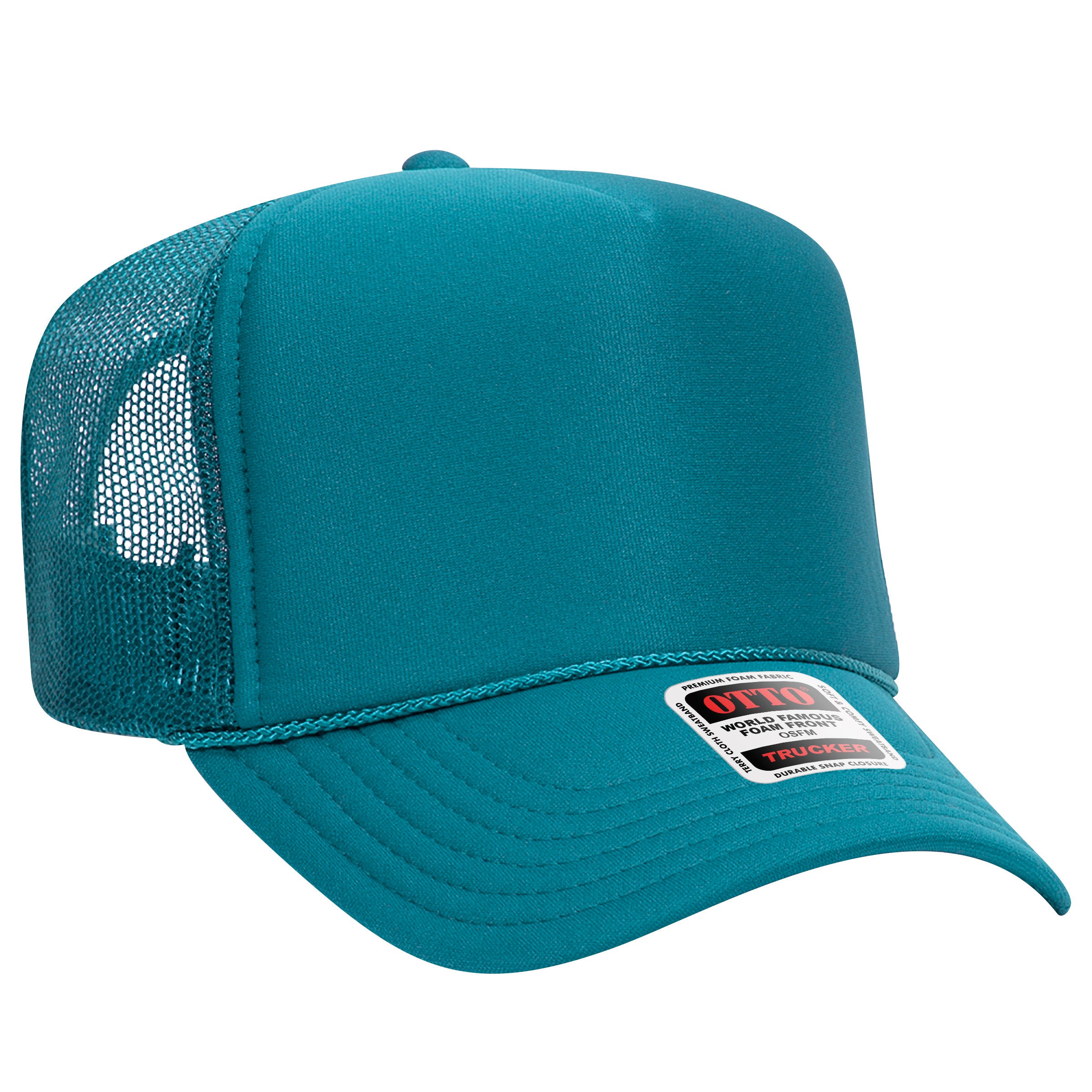 39-165 OTTO CAP 5 Panel High Crown Mesh Back Trucker Hat