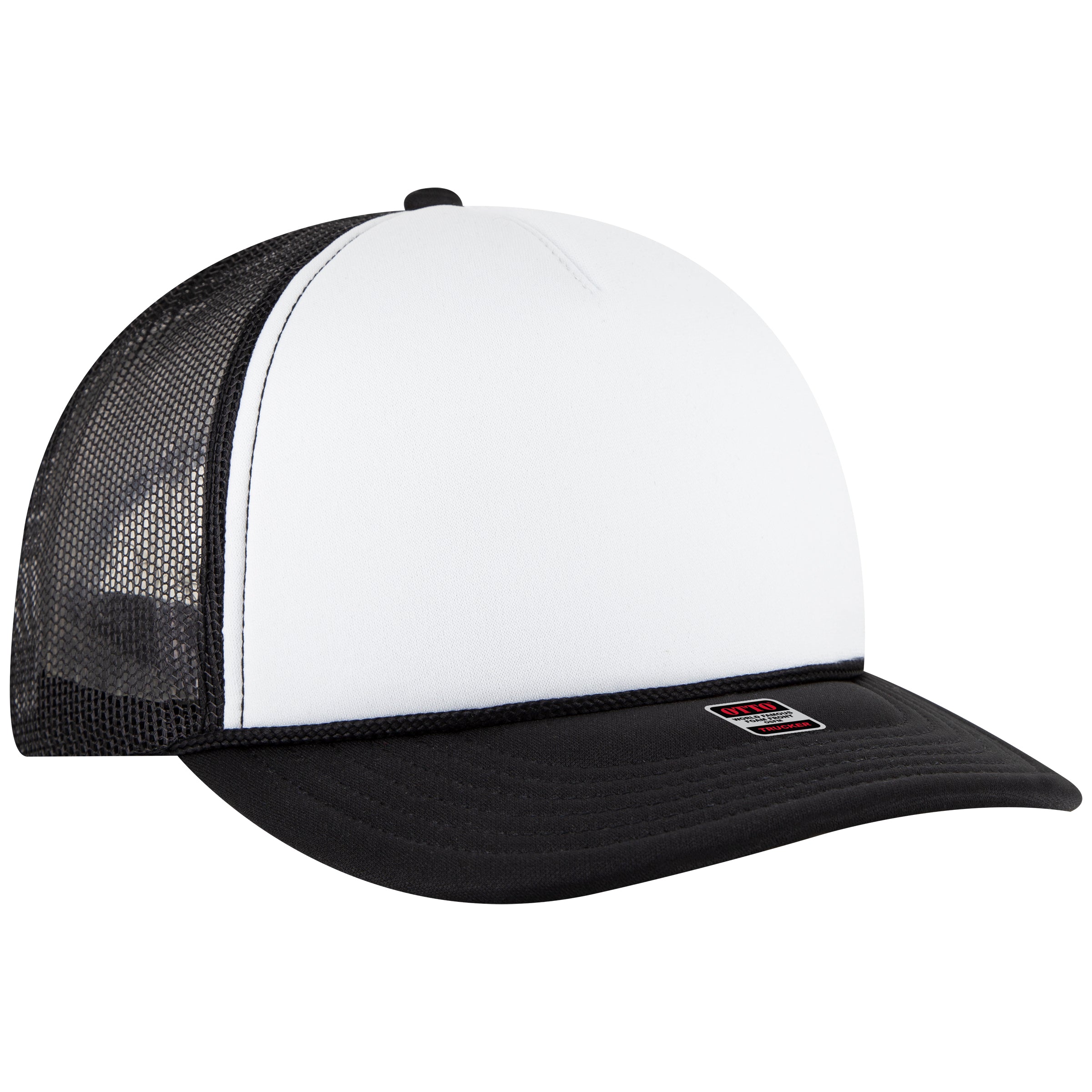 39950-2 OTTO CAP 5 Panel Pro Style Mesh Back Trucker Hat