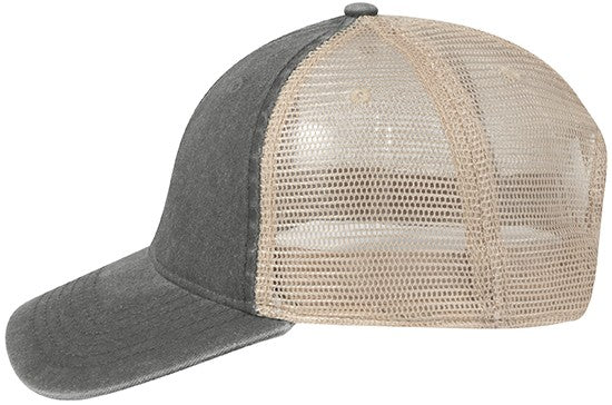 121-1202 OTTO CAP "OTTO COMFY FIT" 6 Panel Low Profile Mesh Back Trucker Hat