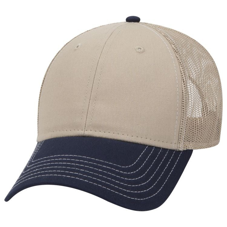 83-1239 OTTO CAP 6 Panel Low Profile Mesh Back Trucker Hat