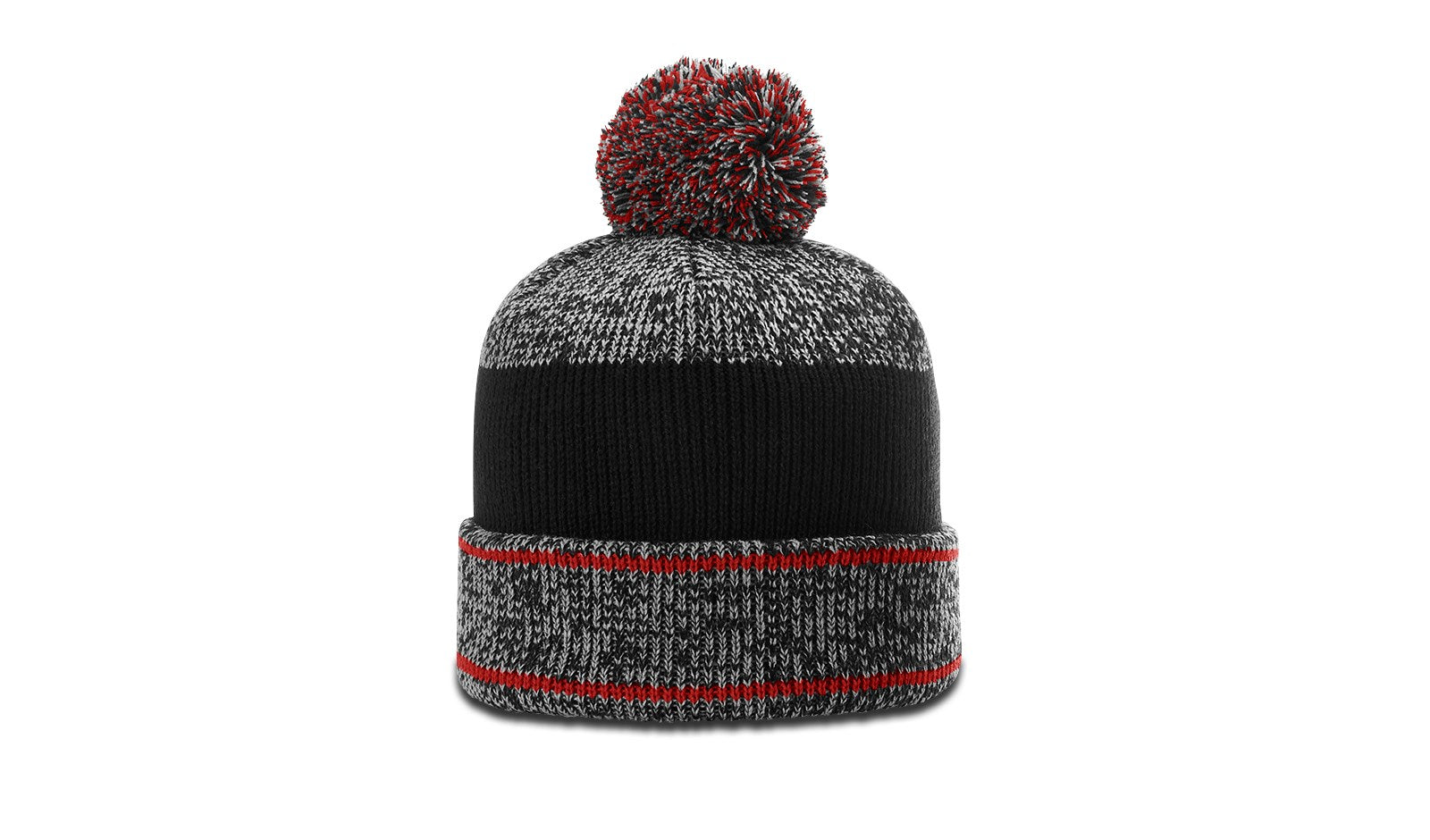 Richardson 148 Heather Beanie with Cuff &amp; Pom