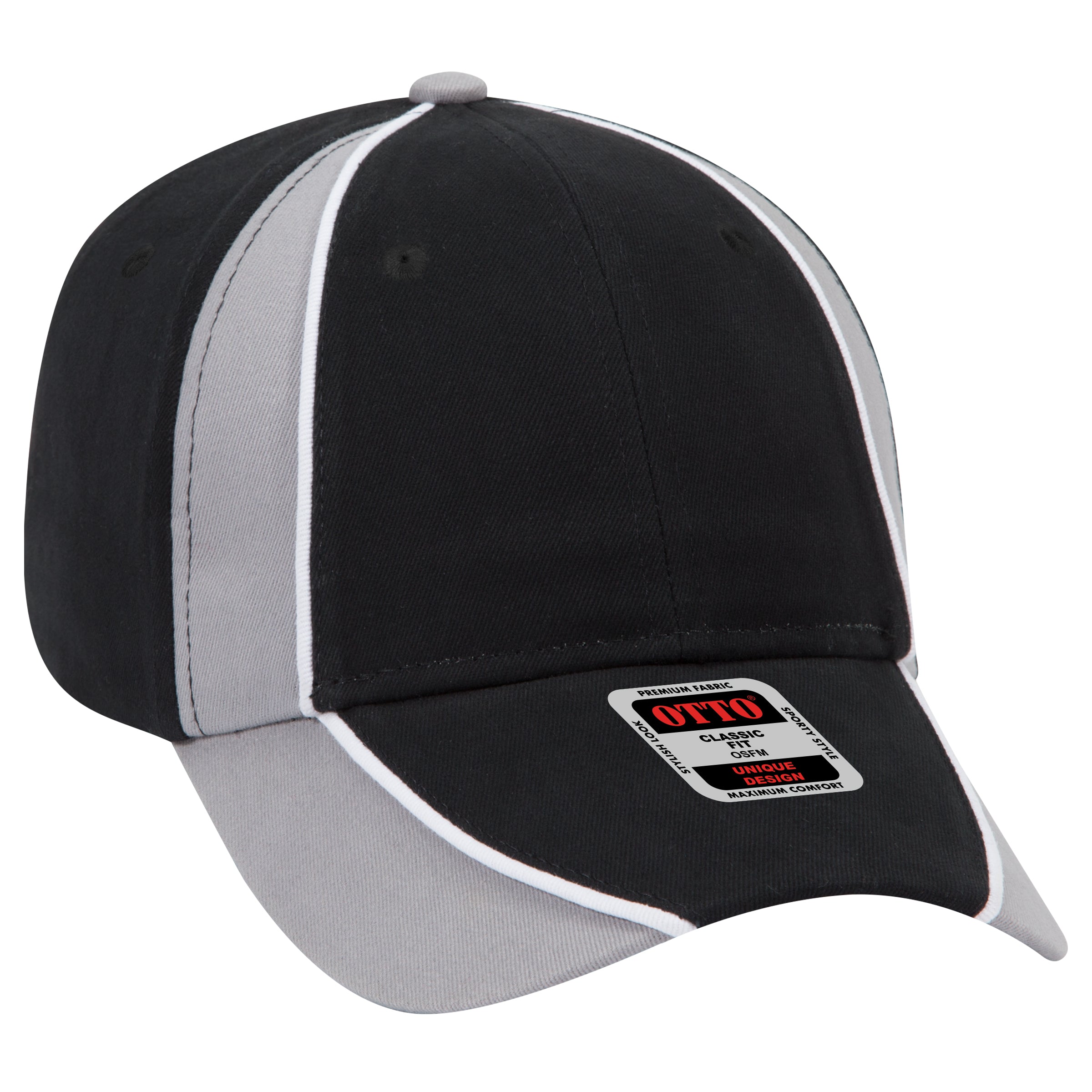 19-701 OTTO CAP 6 Panel Low Profile Baseball Cap