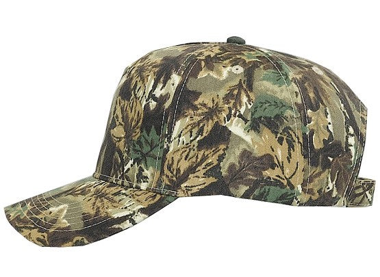 120-838 OTTO CAP Camouflage 5 Panel Mid Profile Style Cap
