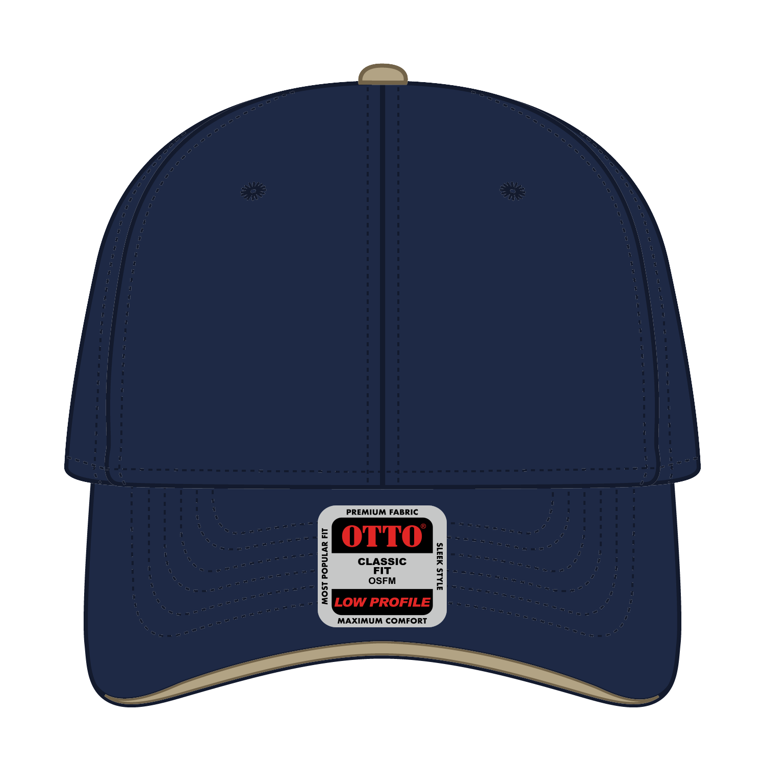23-255 OTTO CAP 6 Panel Low Profile Baseball Cap