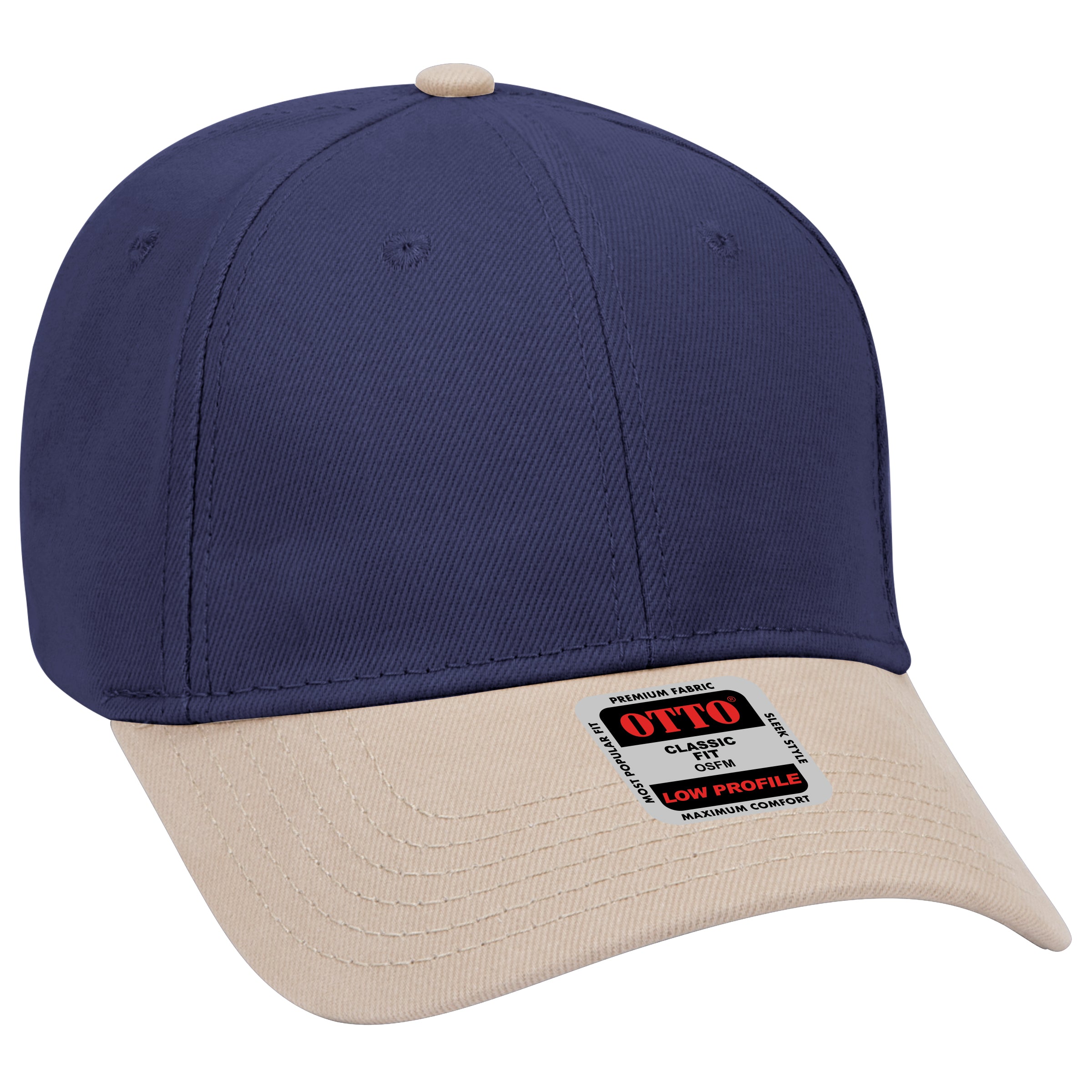 19-251 OTTO CAP 6 Panel Low Profile Baseball Cap