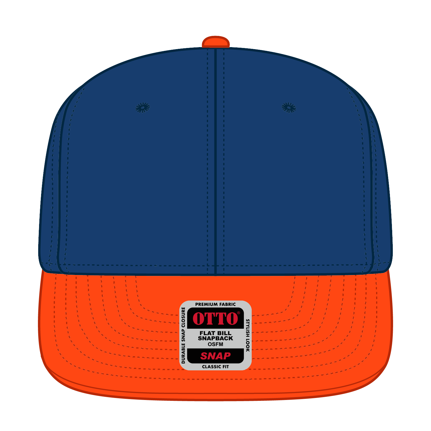 125-978 OTTO CAP "OTTO SNAP" 6 Panel Pro Style Snapback Hat