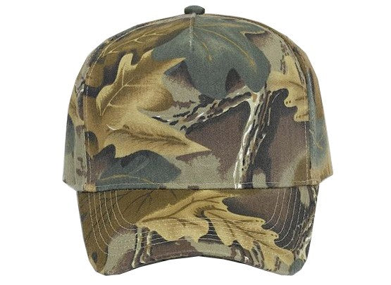 120-838 OTTO CAP Camouflage 5 Panel Mid Profile Style Cap