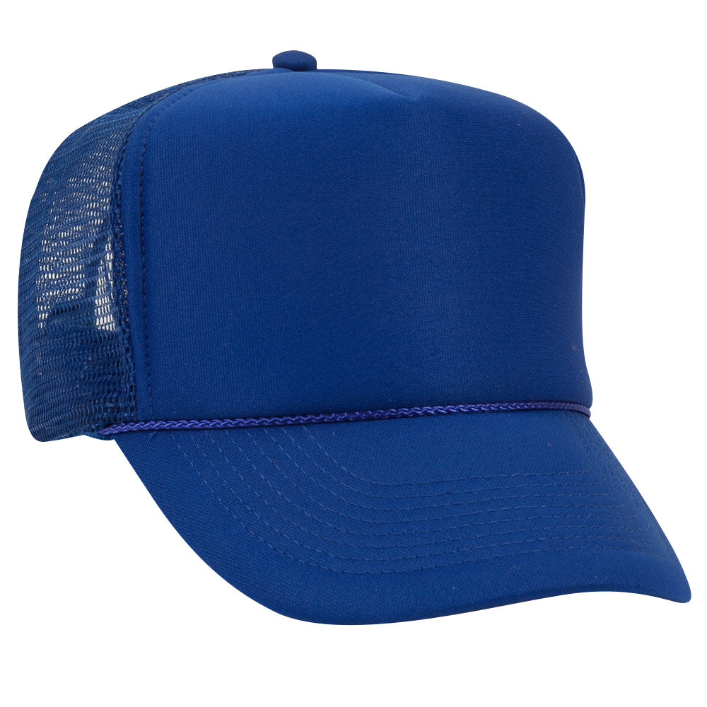 39-165 OTTO CAP 5 Panel High Crown Mesh Back Trucker Hat