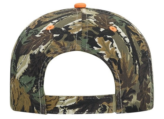 71-602 OTTO CAP Camouflage 6 Panel Low Profile Baseball Cap