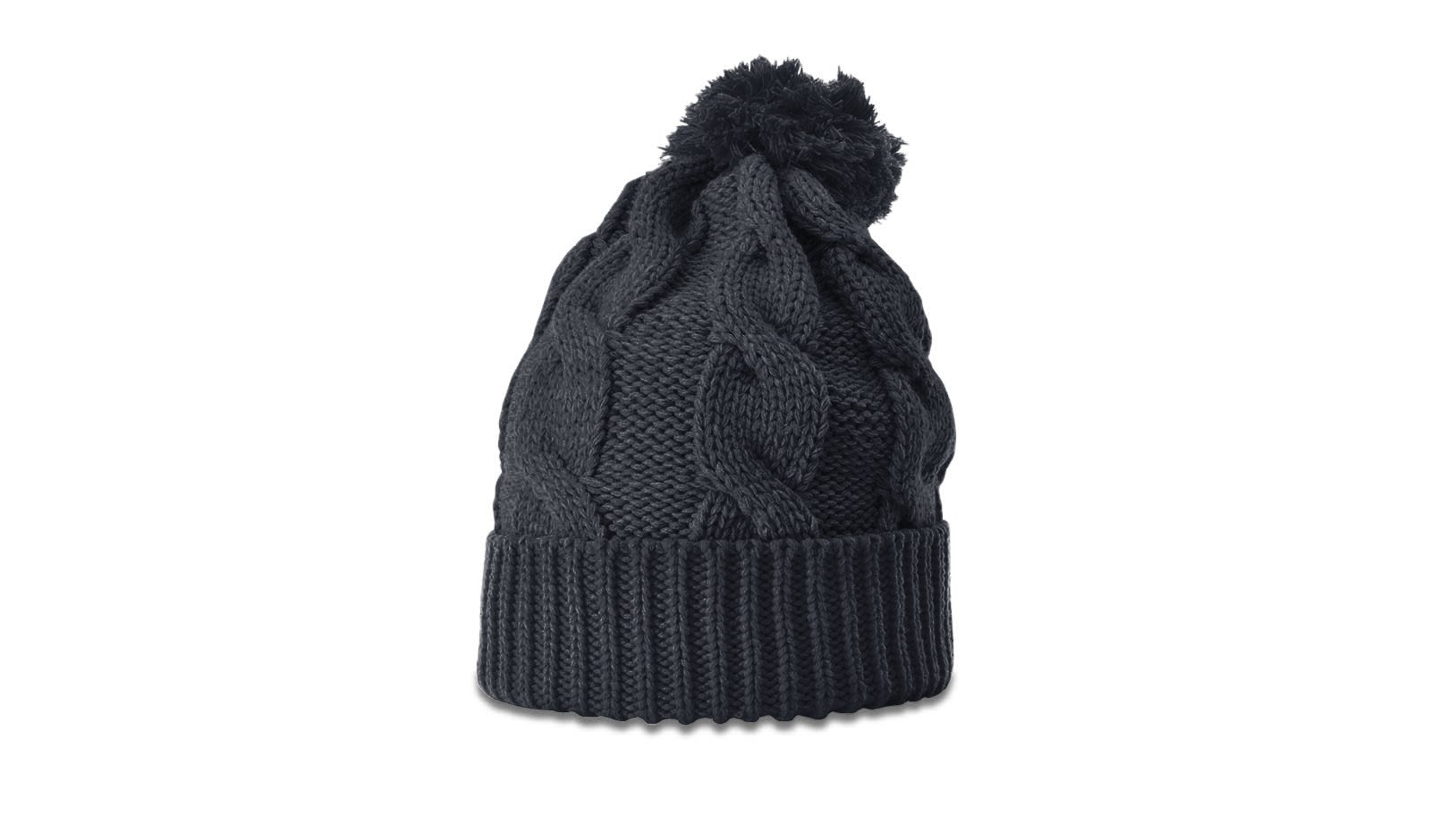 Richardson 141 Chunk Twist Knit Beanie with Cuff &amp; Pom