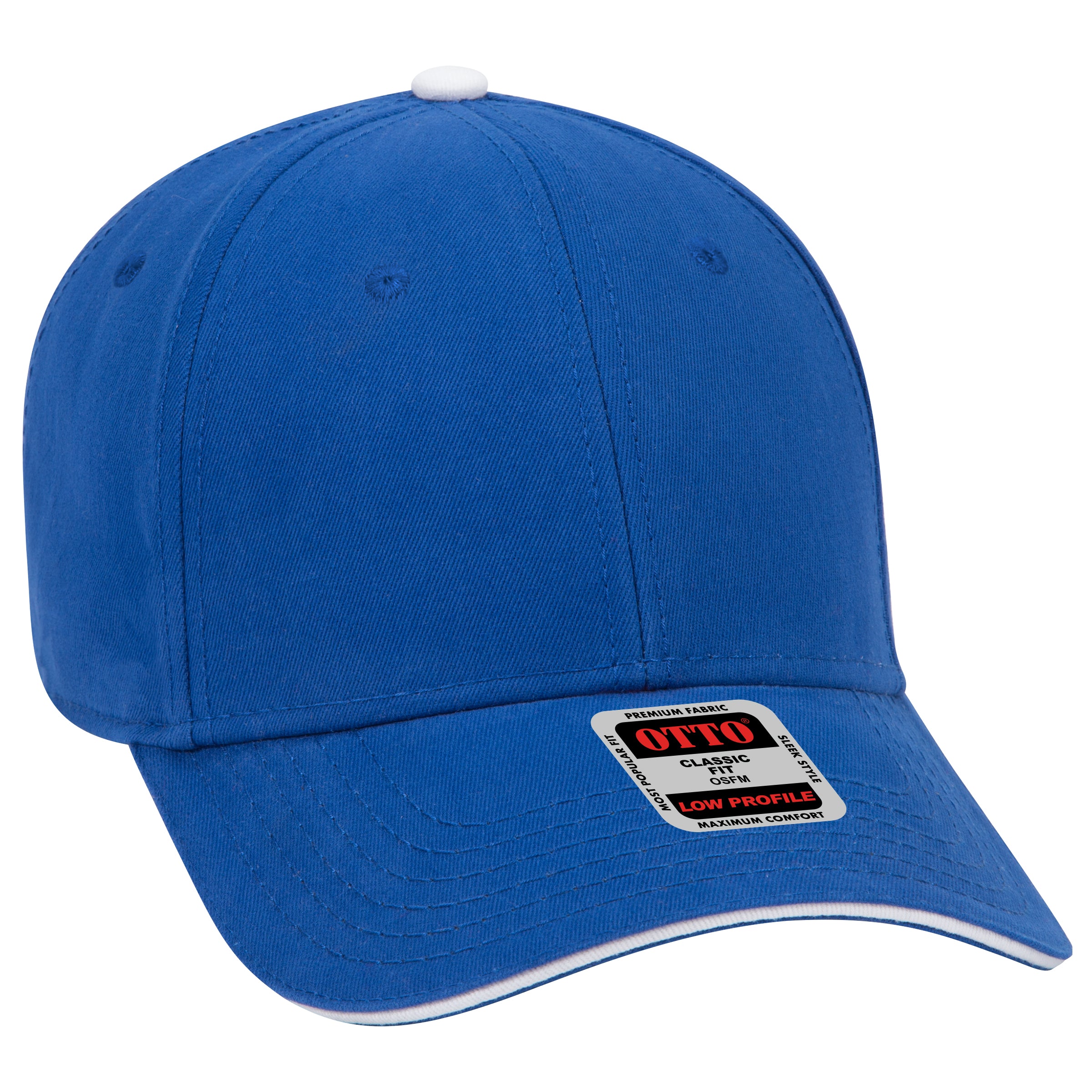 23-370 OTTO CAP 6 Panel Low Profile Baseball Cap
