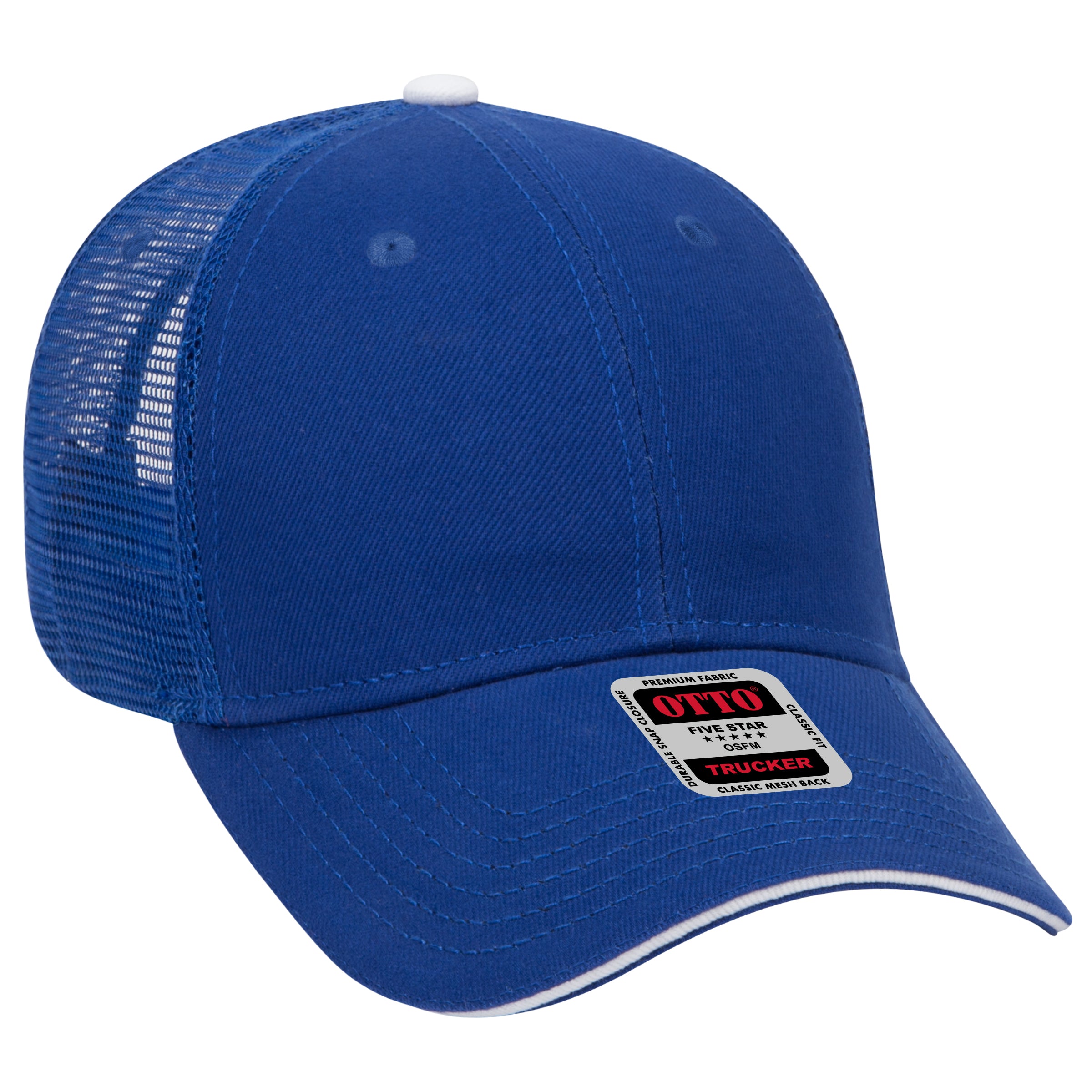 84-482 OTTO CAP 6 Panel Low Profile Mesh Back Trucker Hat