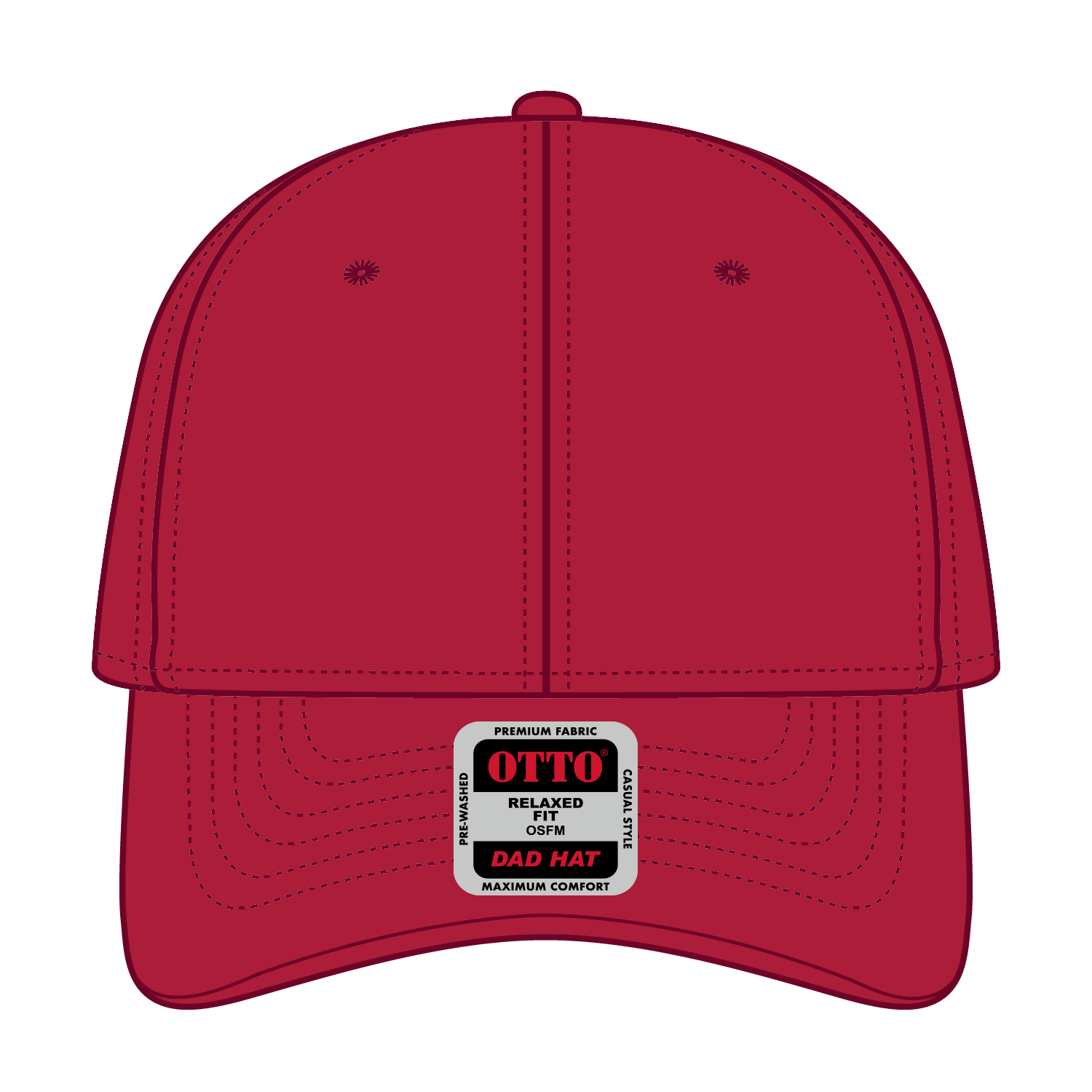 18-1219 OTTO CAP 6 Panel Low Profile Dad Hat