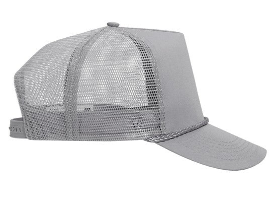 39-071 OTTO CAP 5 Panel Mid Profile Mesh Back Trucker Hat