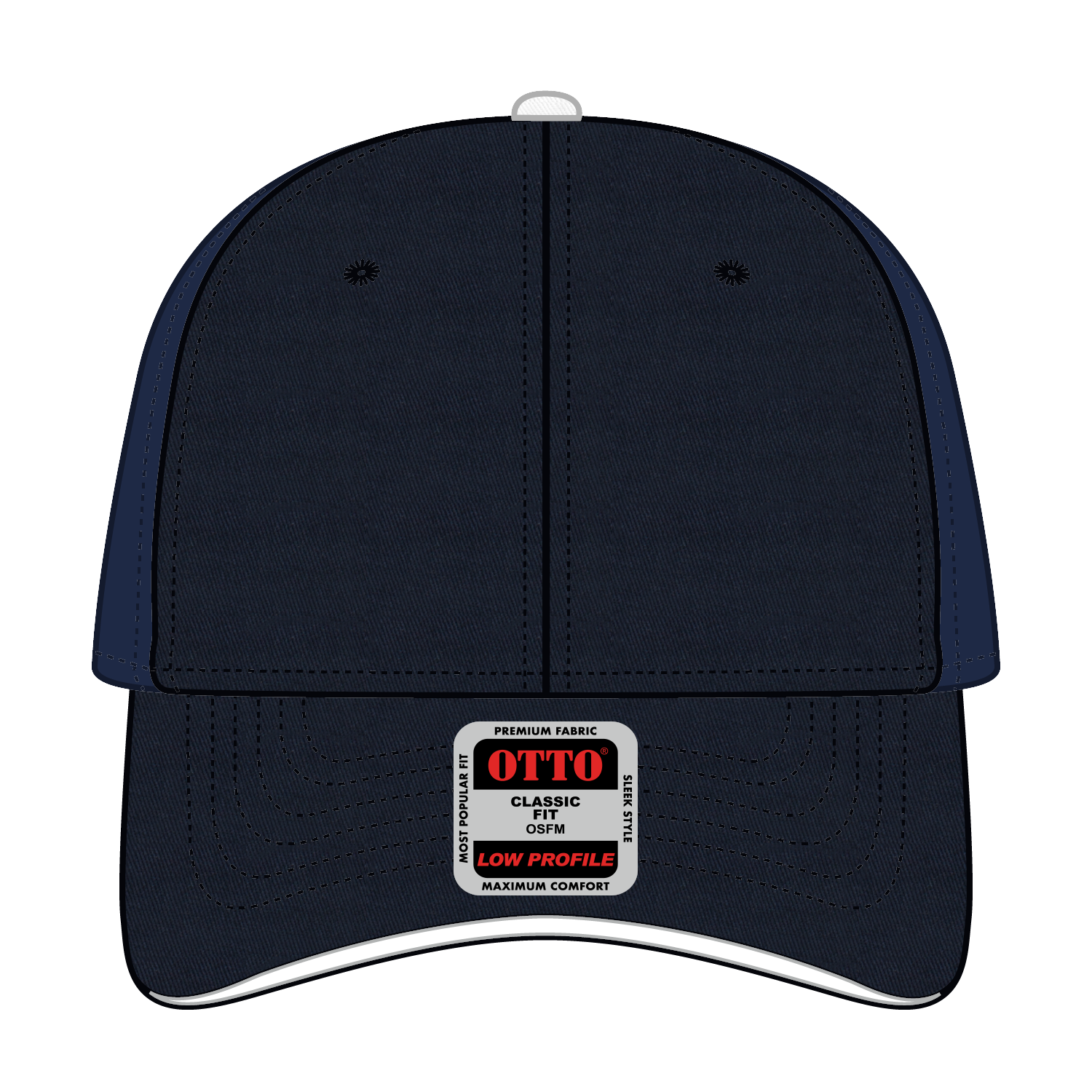 23-434 OTTO CAP 6 Panel Low Profile Baseball Cap