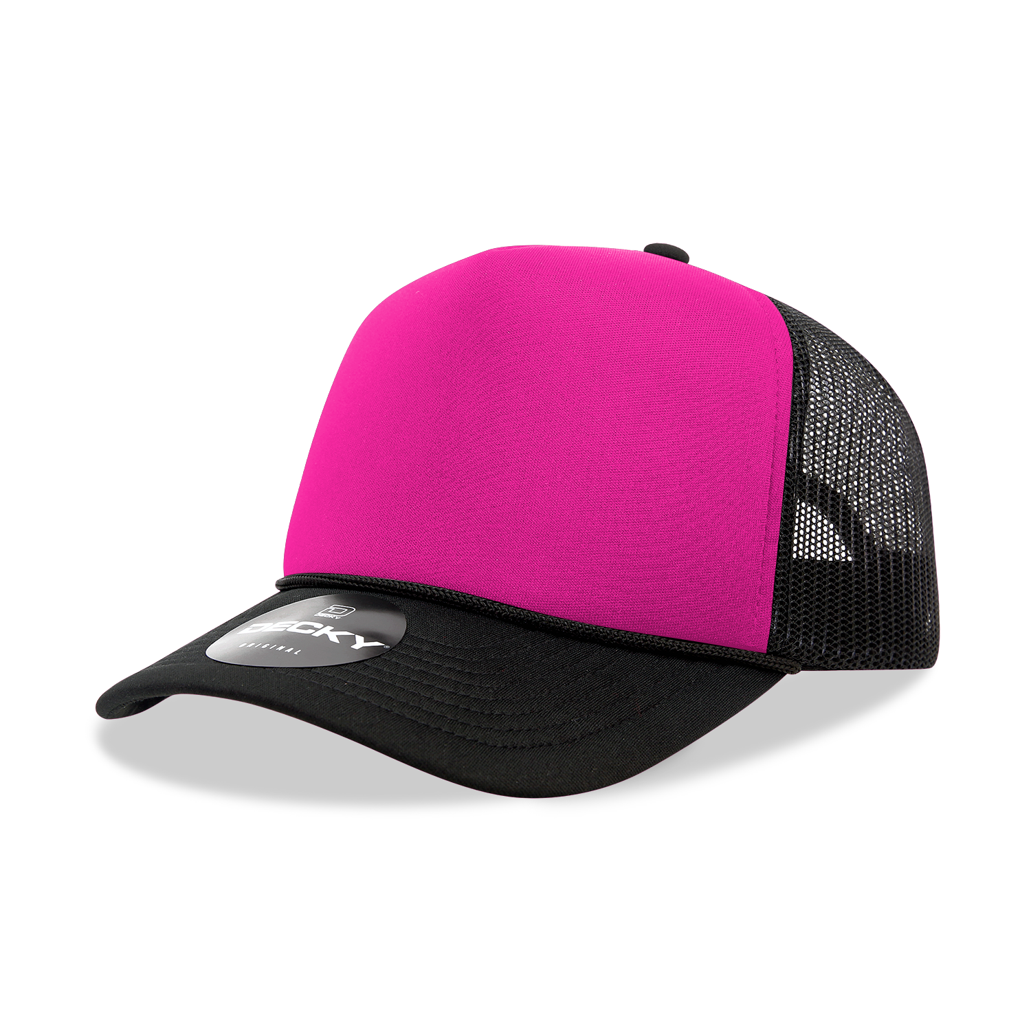 SKU:6025-5BLKHPKBLK|COLOR:Black/H Pink/Black