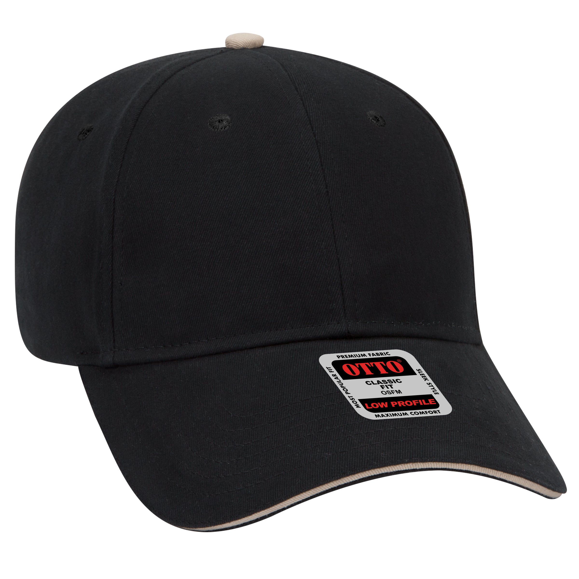 23-430 OTTO CAP 6 Panel Low Profile Baseball Cap