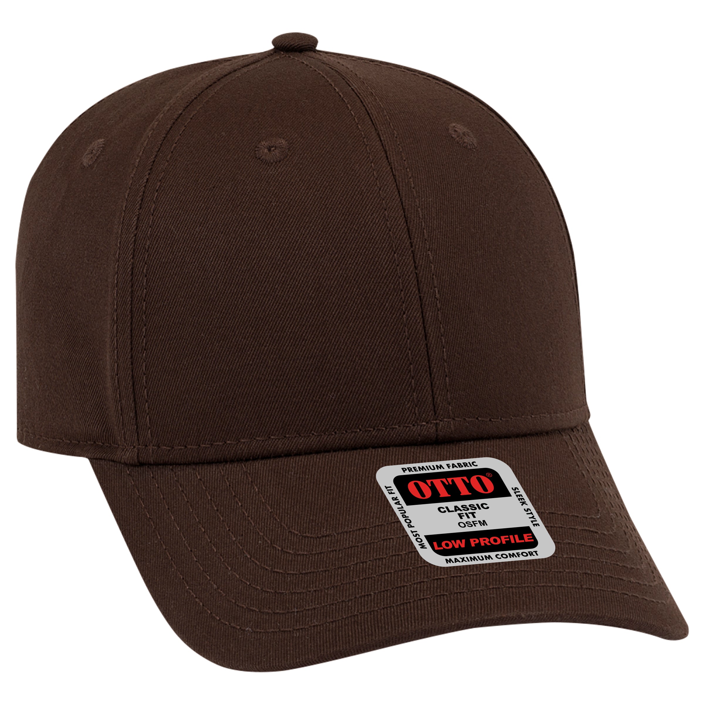 19-1203 OTTO CAP 6 Panel Low Profile Baseball Cap