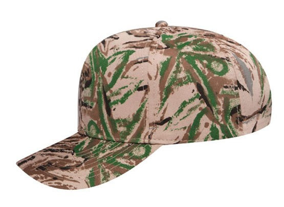 44-051 OTTO CAP Camouflage 6 Panel Mid Profile Baseball Cap