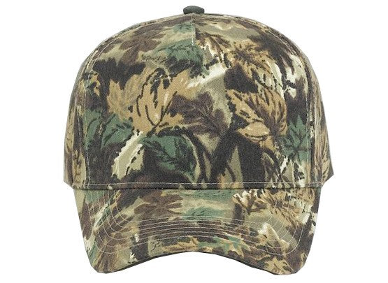 120-838 OTTO CAP Camouflage 5 Panel Mid Profile Style Cap