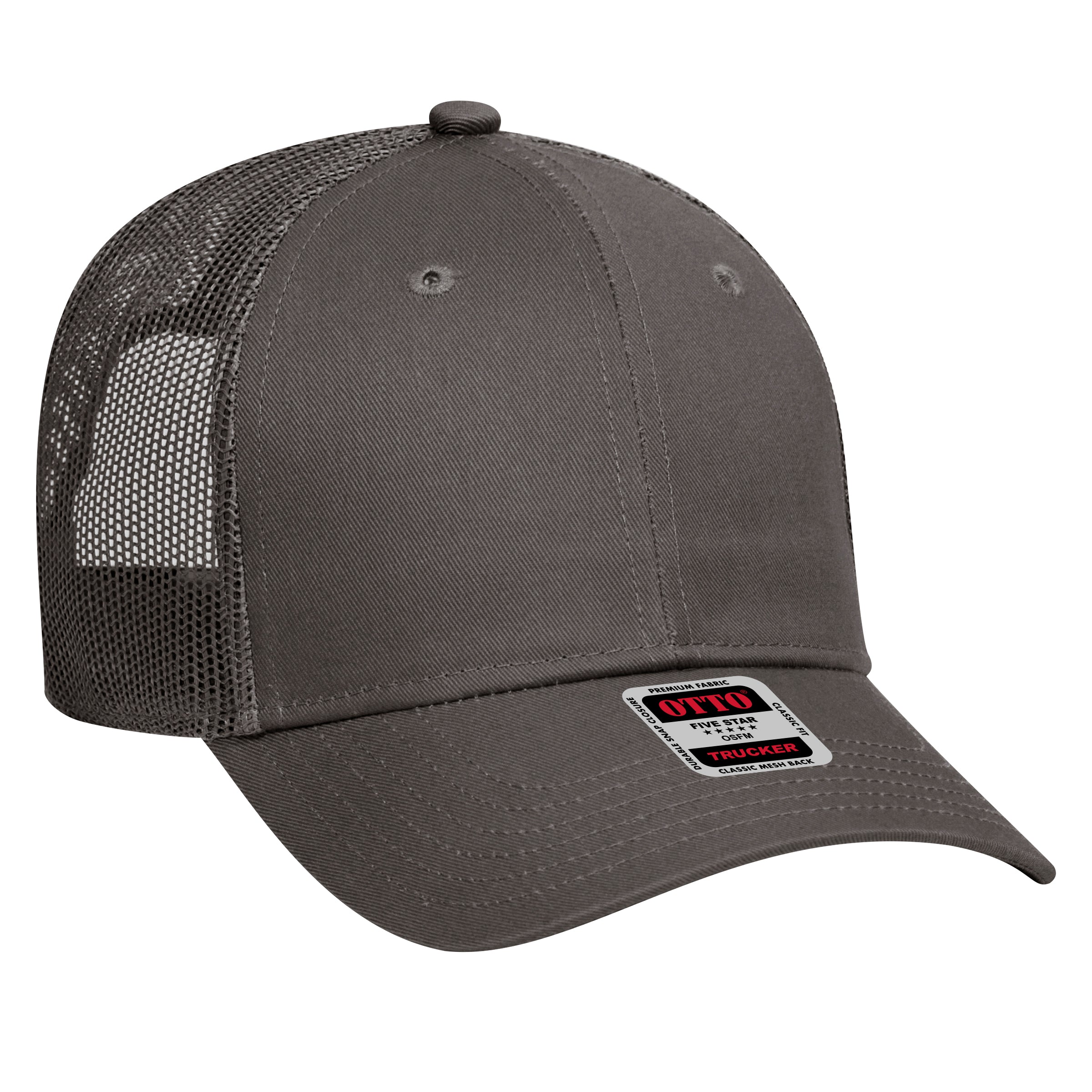 83-473 OTTO CAP 6 Panel Low Profile Mesh Back Trucker Hat