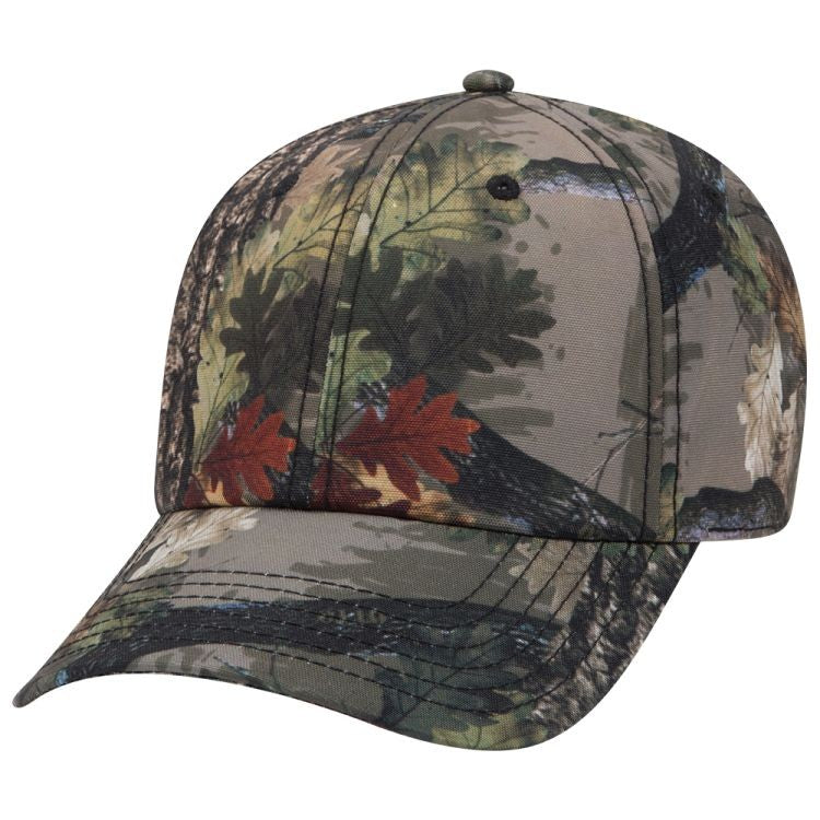 103-1263 OTTO CAP Camouflage 6 Panel Low Profile Baseball Cap
