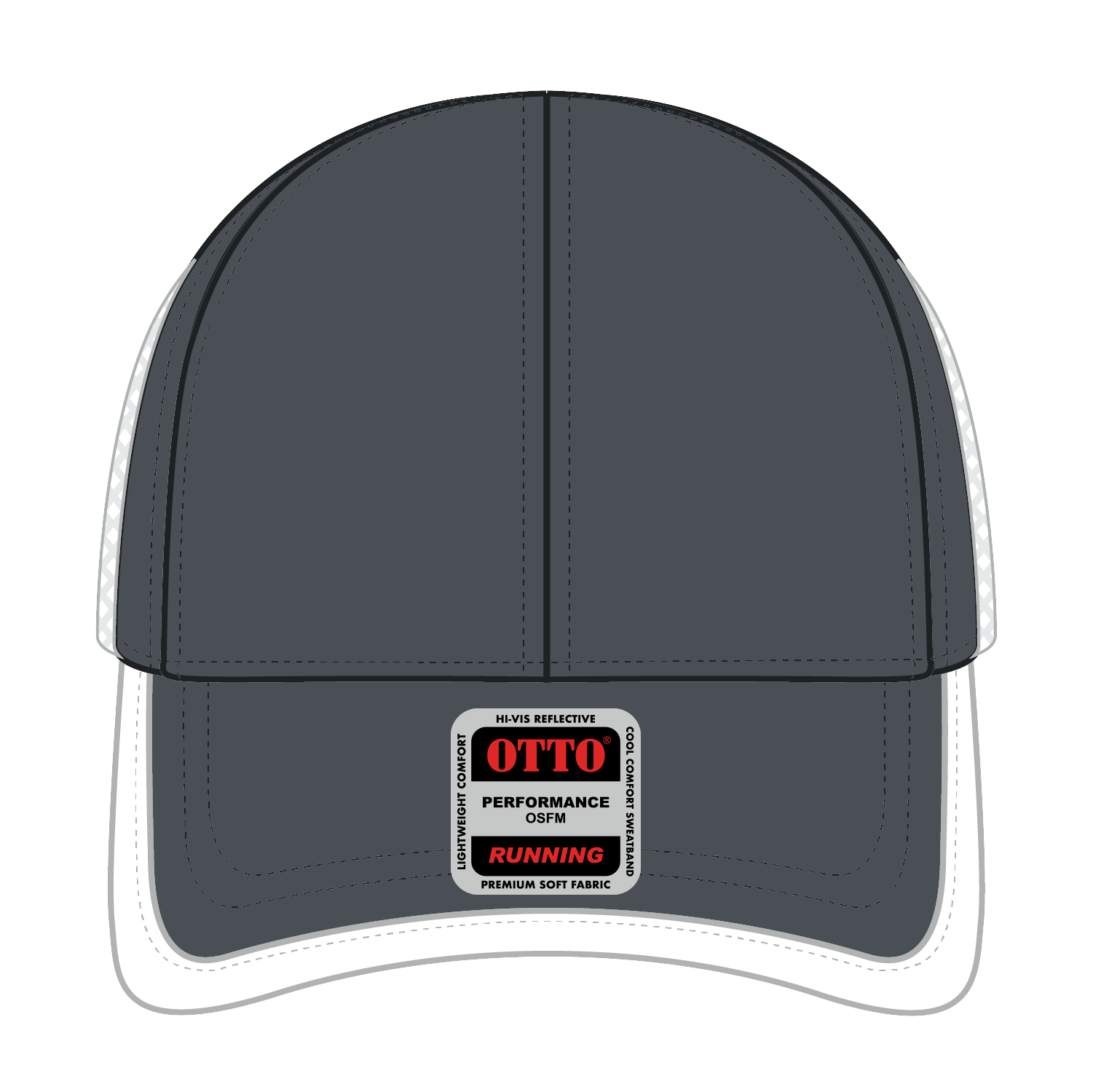 133-1254 OTTO CAP UPF 50+ 6 Panel Running Hat