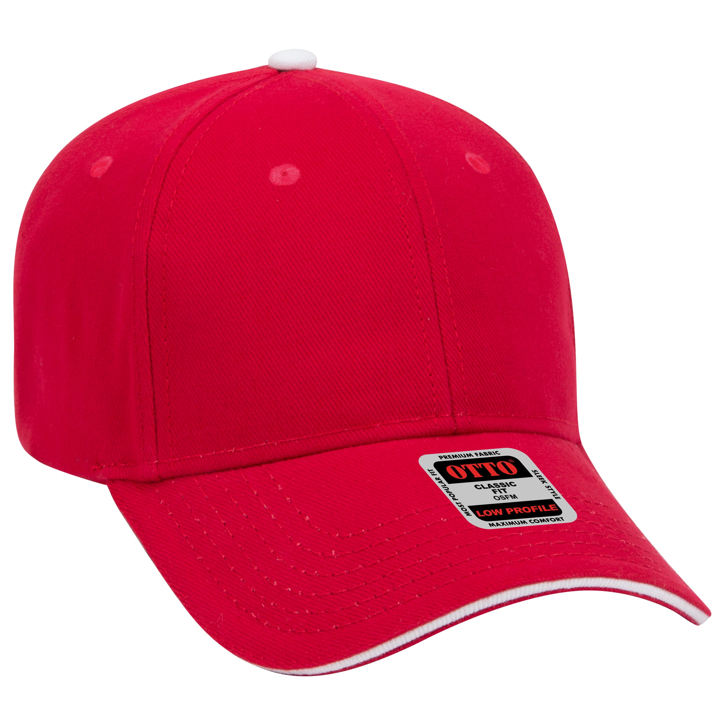 23-255 OTTO CAP 6 Panel Low Profile Baseball Cap