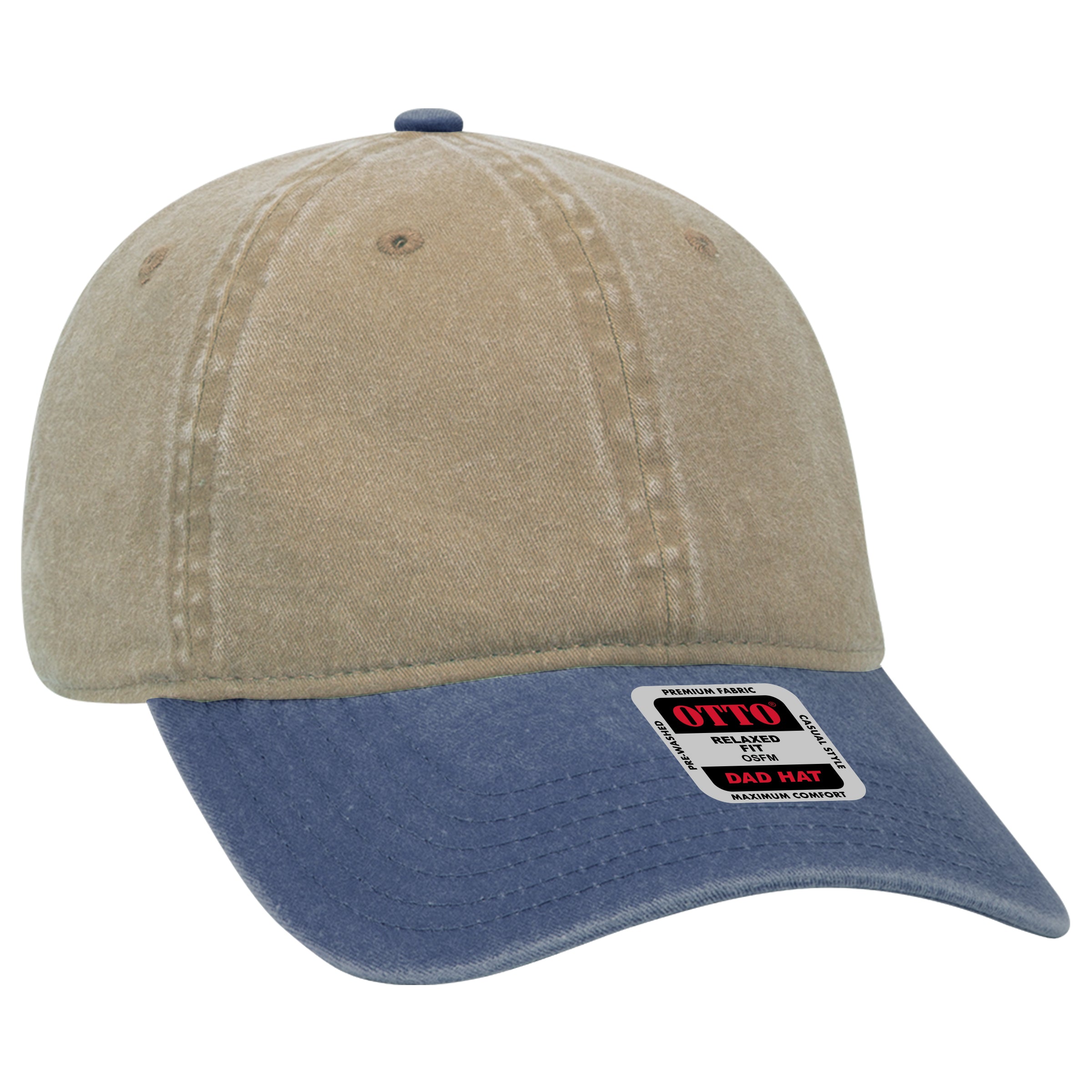18-202 OTTO CAP 6 Panel Low Profile Dad Hat