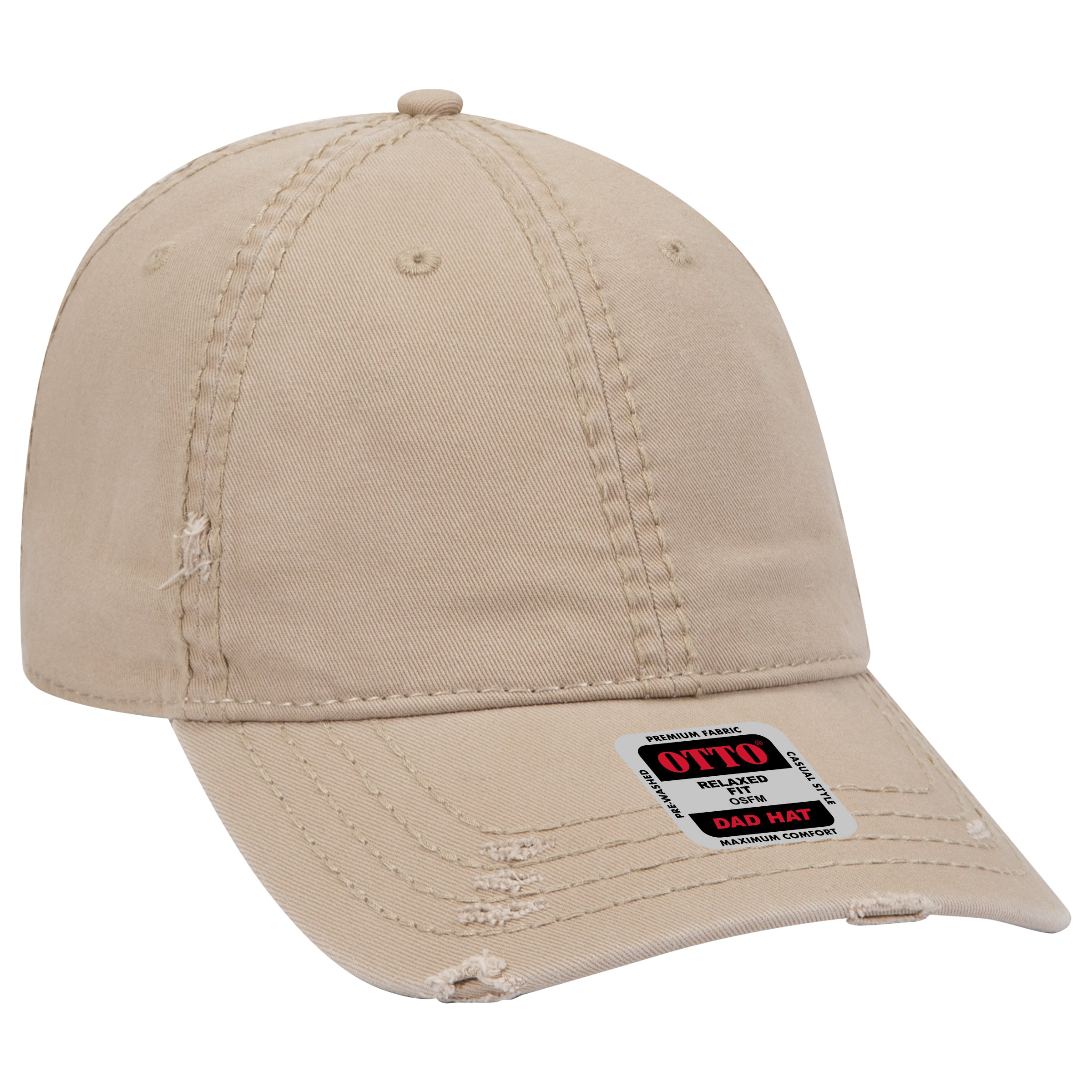 104-1018 OTTO CAP 6 Panel Low Profile Dad Hat