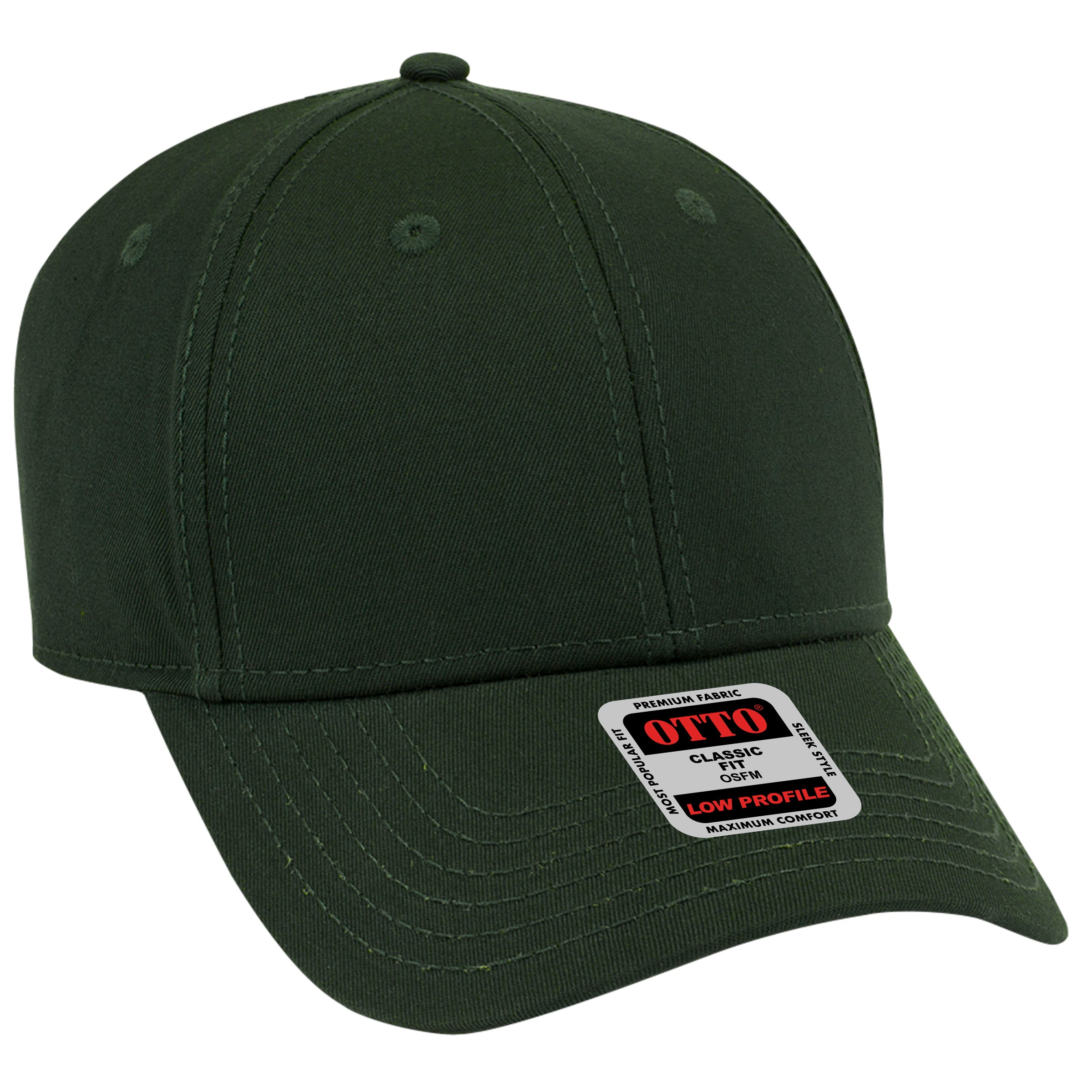 19-1203 OTTO CAP 6 Panel Low Profile Baseball Cap
