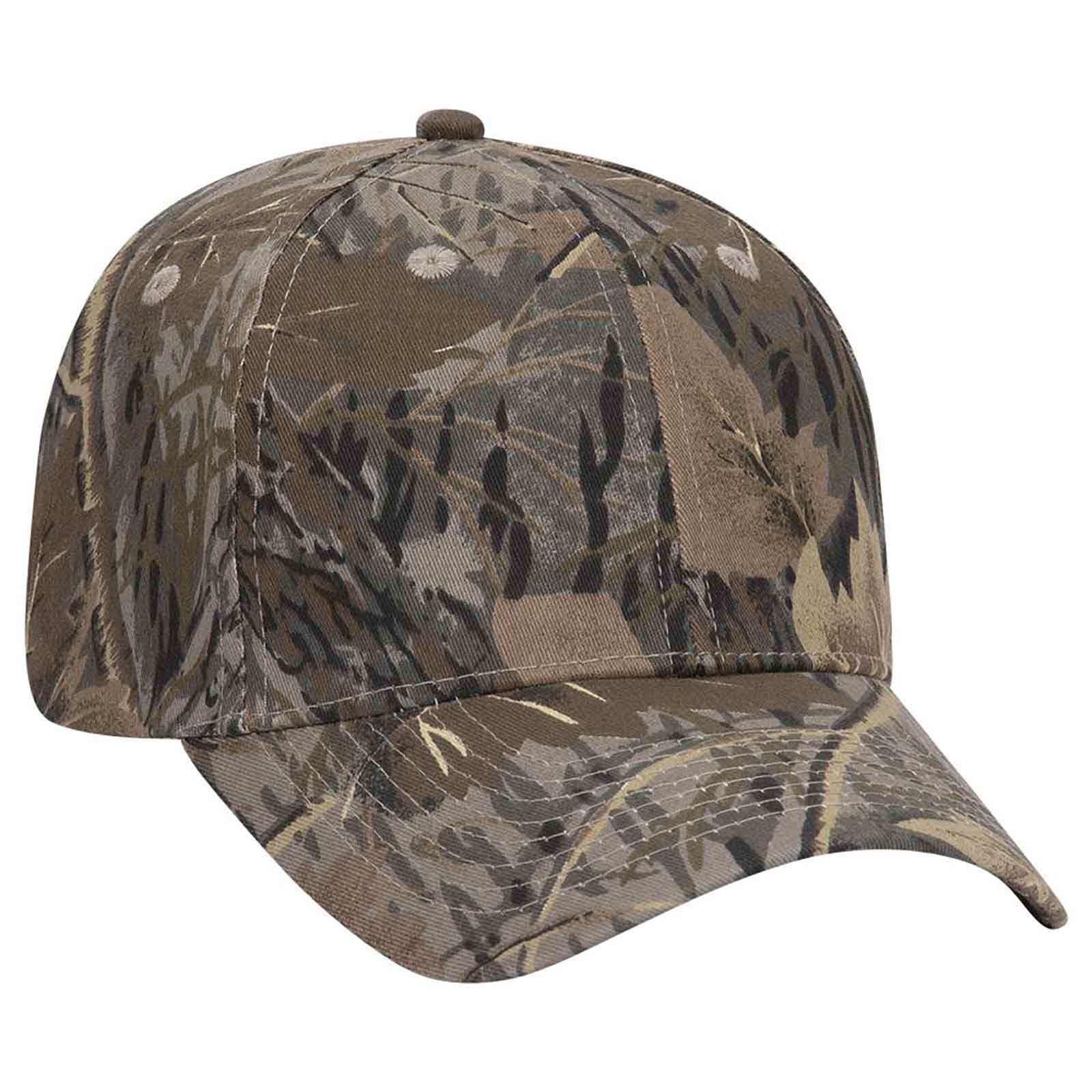 77-379 OTTO CAP "OTTO FLEX" Camouflage 6 Panel Low Profile Baseball Cap