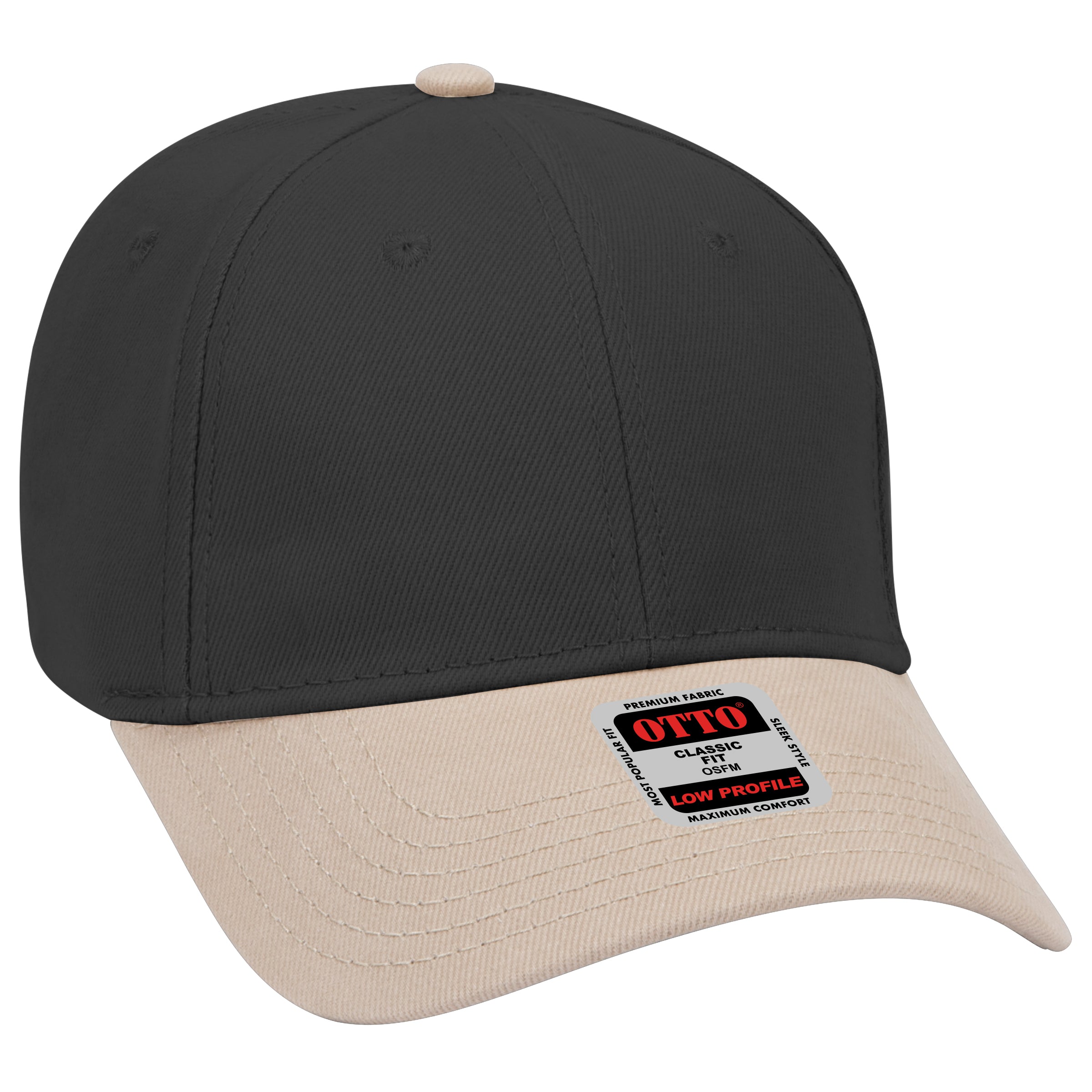 19-251 OTTO CAP 6 Panel Low Profile Baseball Cap