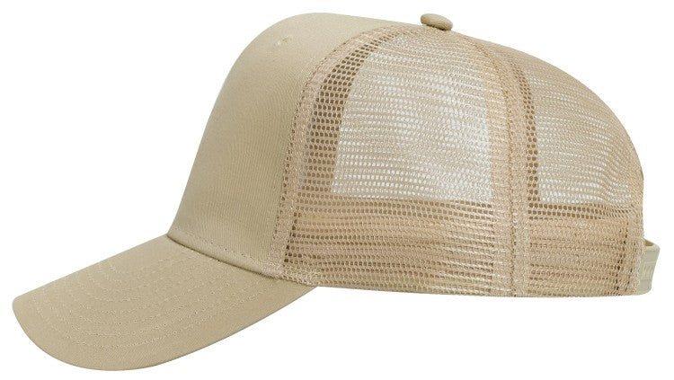 30-1103 OTTO CAP 6 Panel Mid Profile Mesh Back Trucker Hat