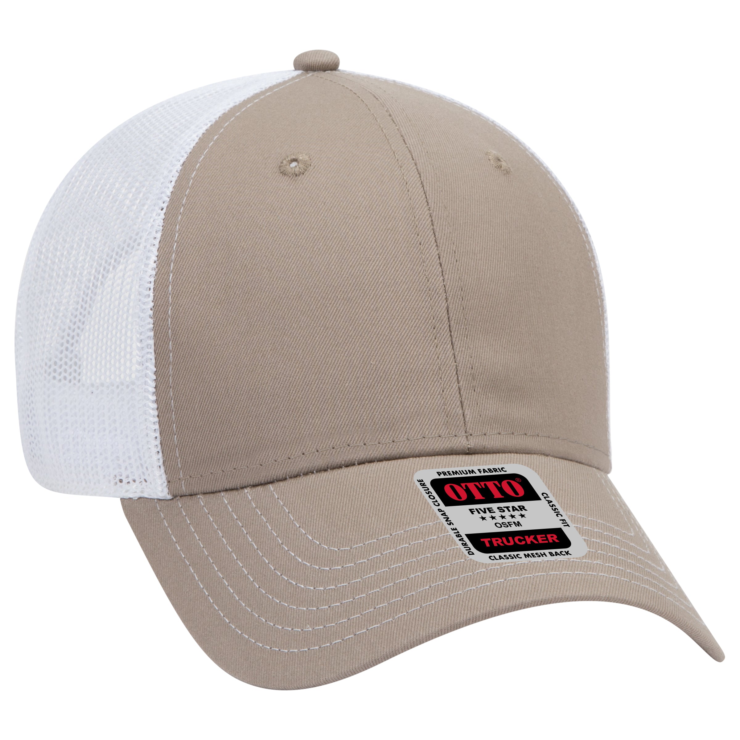 83-1239 OTTO CAP 6 Panel Low Profile Mesh Back Trucker Hat