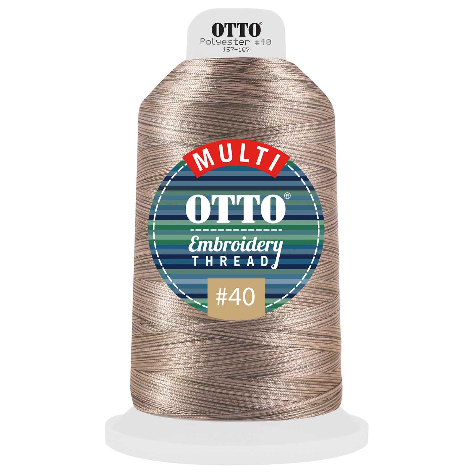 157-107 OTTO Embroidery Multicolor Thread #40 5,500 yd. King Cone