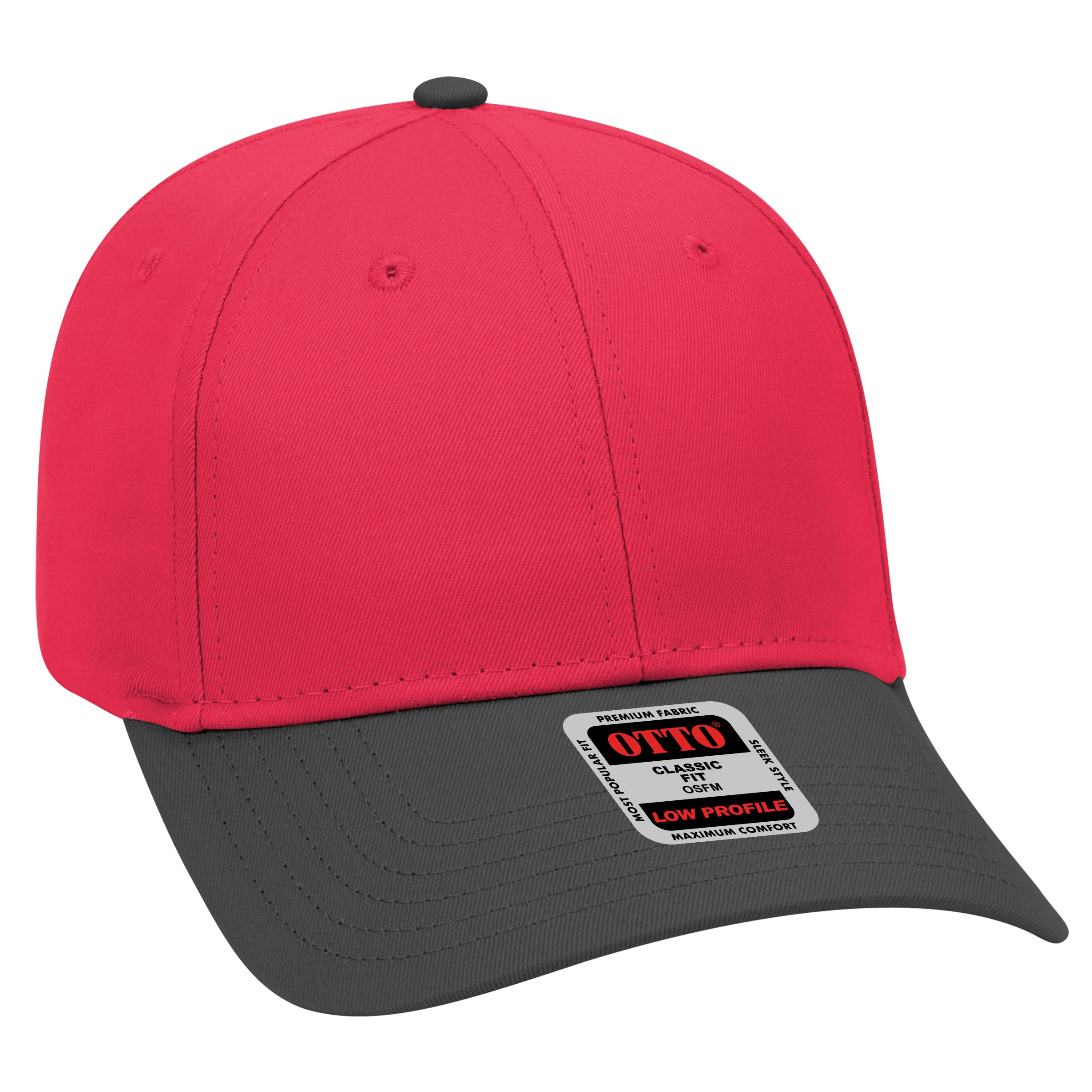 19-536 OTTO CAP 6 Panel Low Profile Baseball Cap