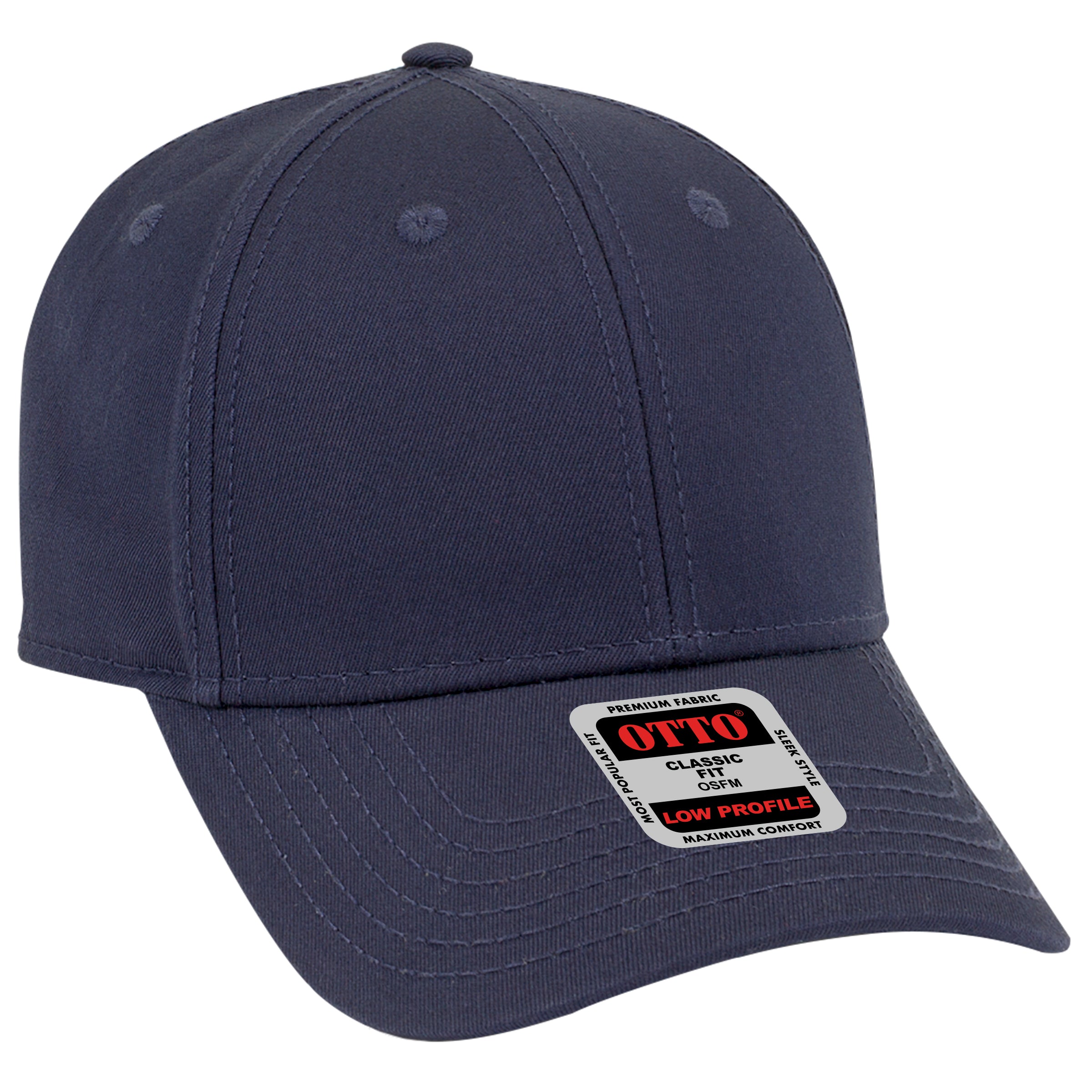 19-1203 OTTO CAP 6 Panel Low Profile Baseball Cap