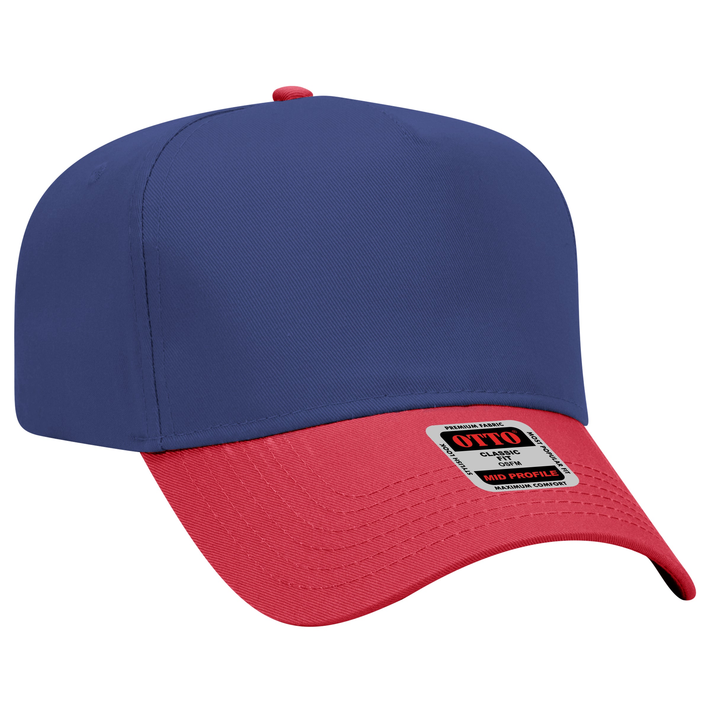 31-069 OTTO CAP 5 Panel Mid Profile Baseball Cap