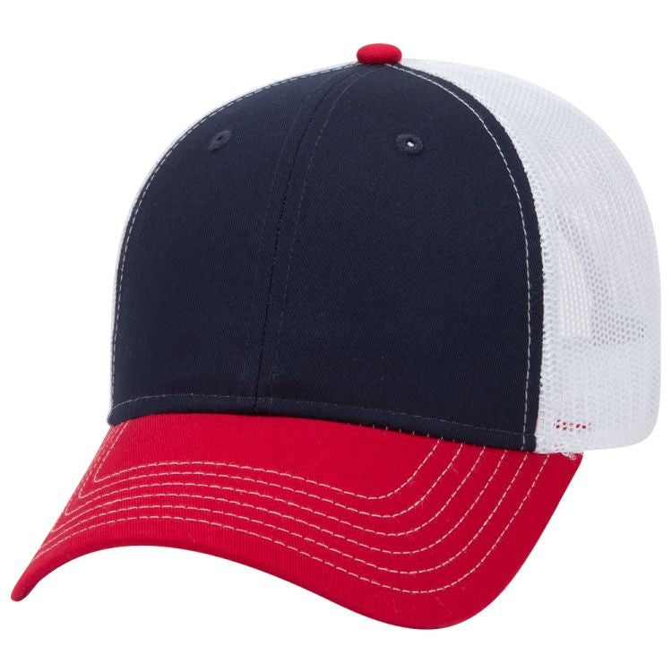 83-1239 OTTO CAP 6 Panel Low Profile Mesh Back Trucker Hat