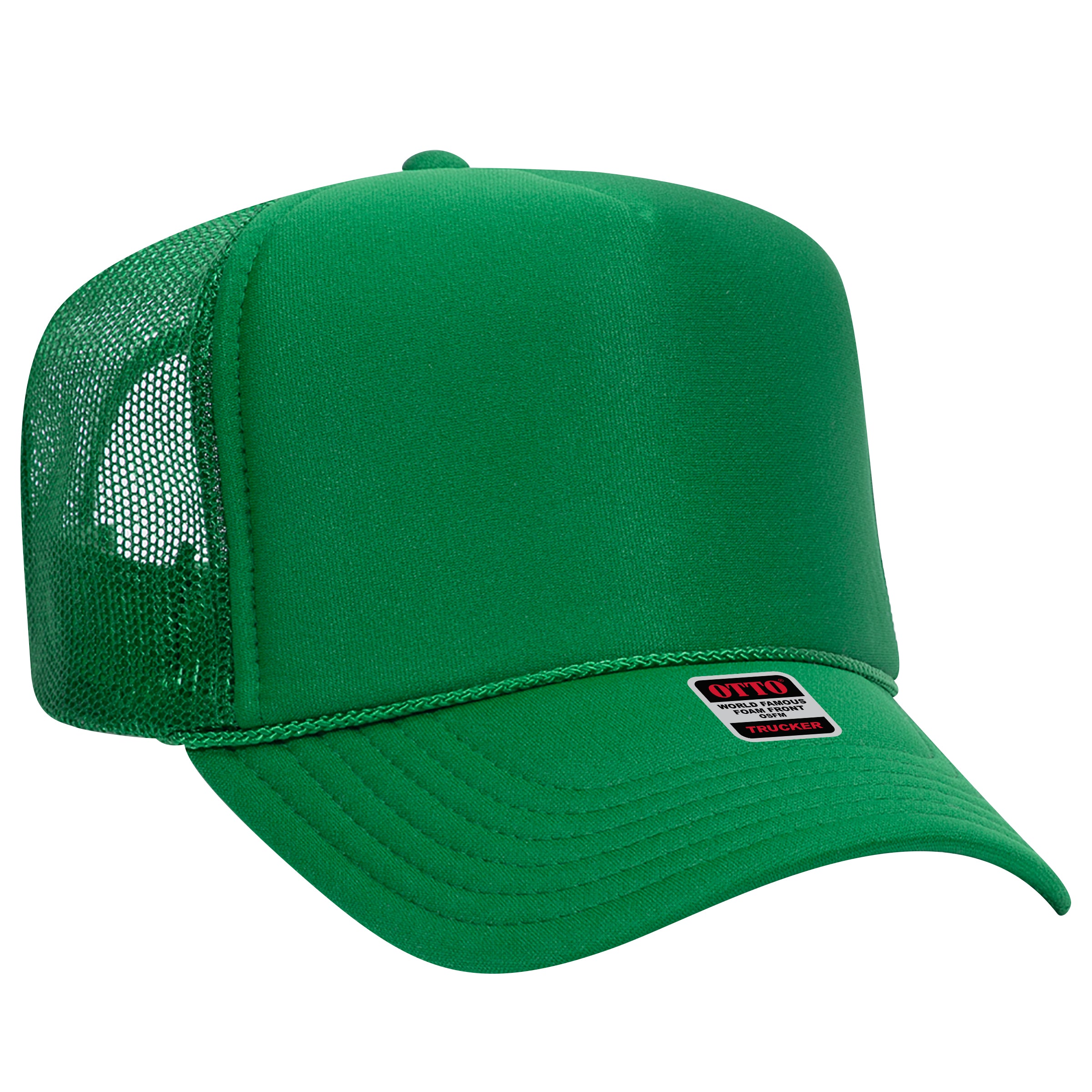 39-165 OTTO CAP 5 Panel High Crown Mesh Back Trucker Hat