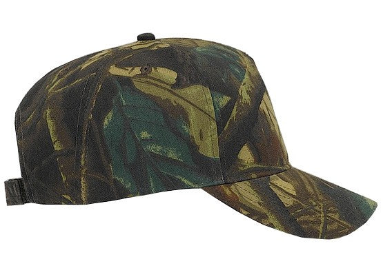 120-838 OTTO CAP Camouflage 5 Panel Mid Profile Style Cap
